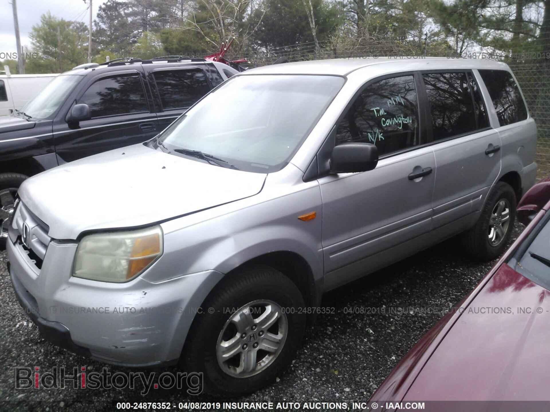 2007 HONDA PILOT - VIN: 5FNYF28127B038383 - Фото 2