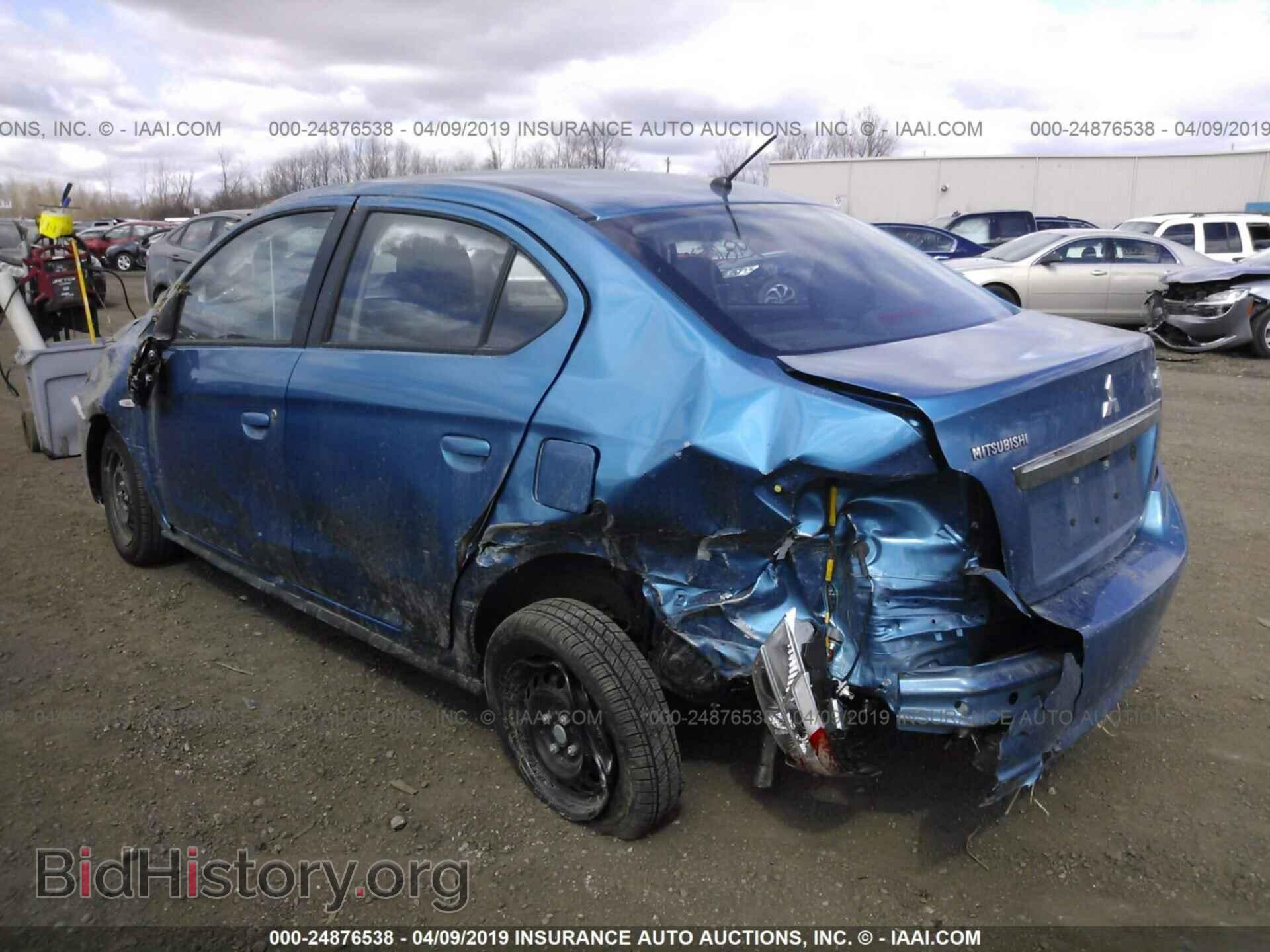 2019 MITSUBISHI MIRAGE - VIN: ML32F3FJ0KHF01084 - Фото 3