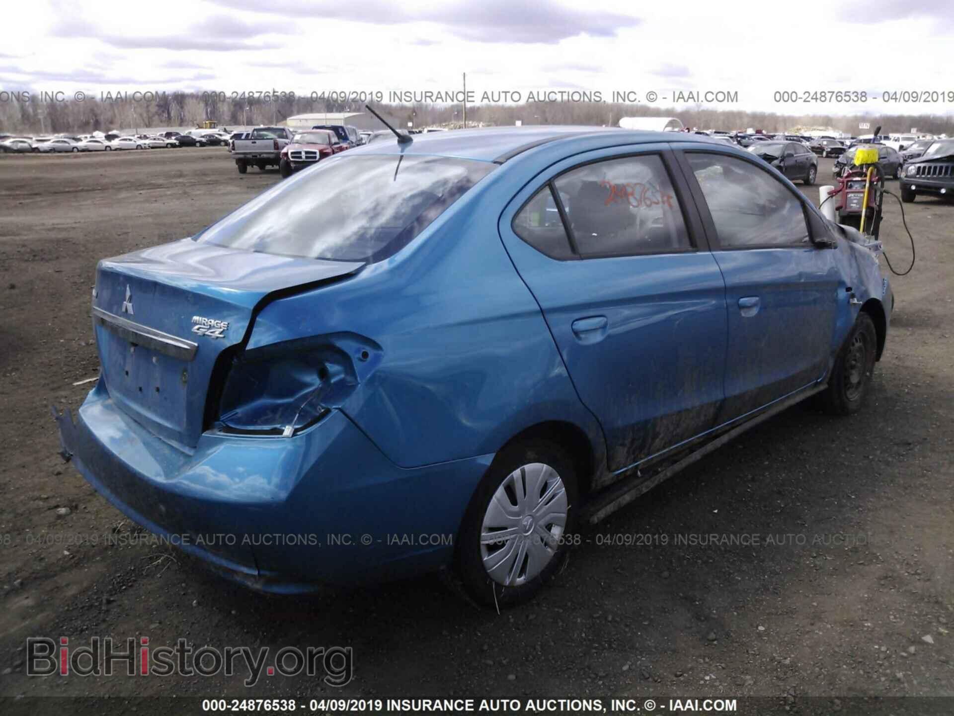 2019 MITSUBISHI MIRAGE - VIN: ML32F3FJ0KHF01084 - Фото 4
