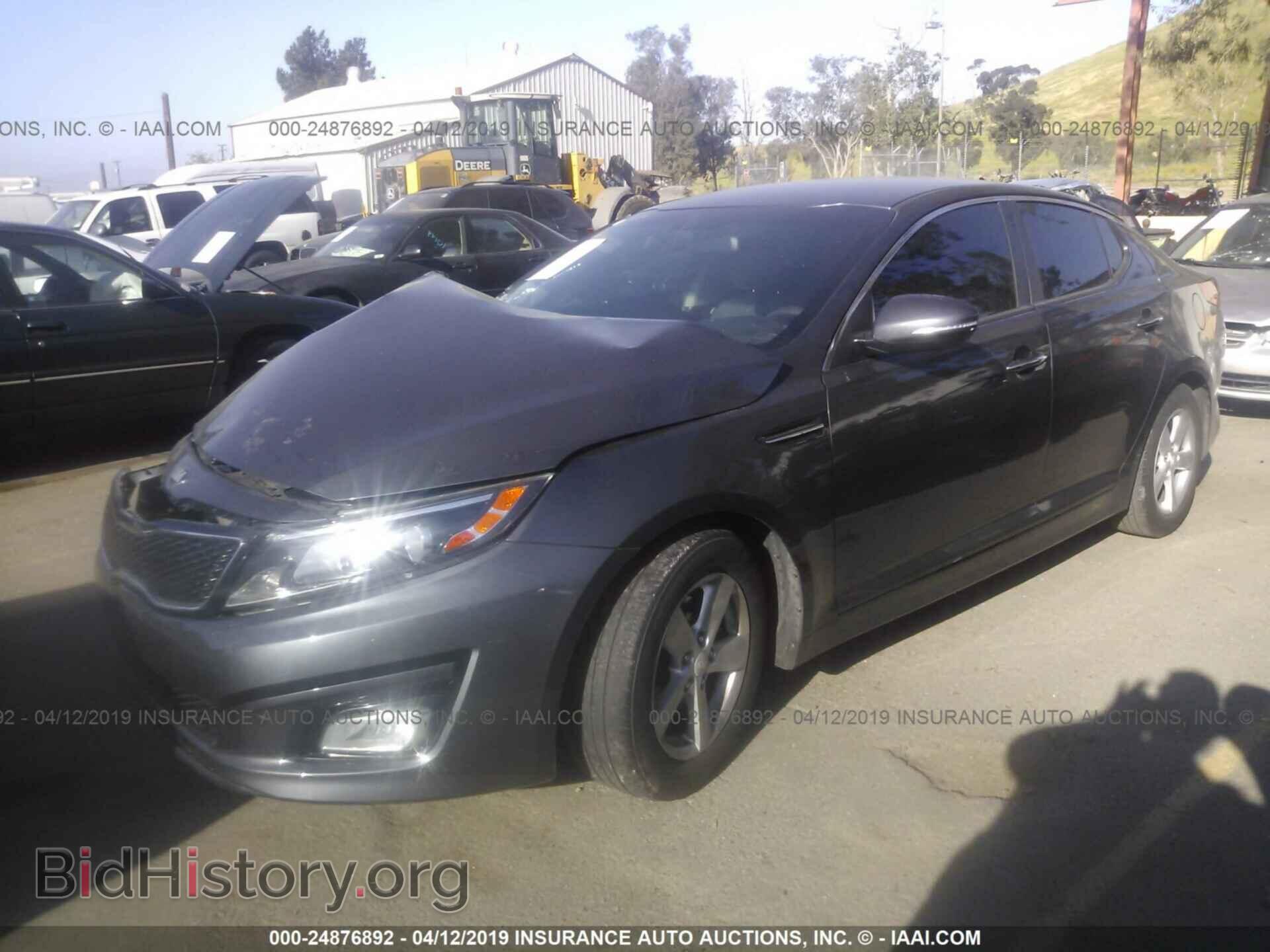 2015 KIA OPTIMA - VIN: KNAGM4A72F5630262 - Фото 2