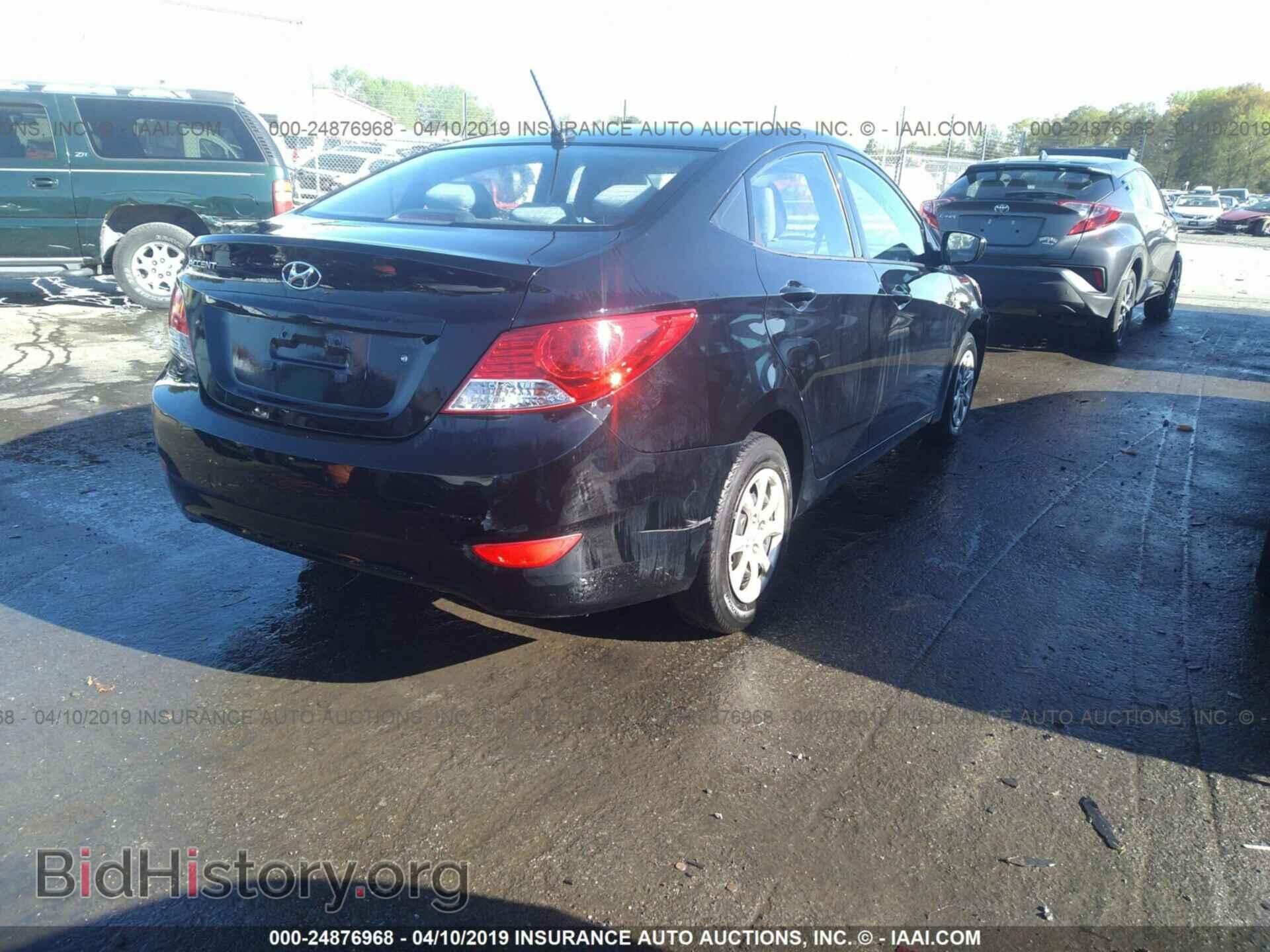 2013 HYUNDAI ACCENT - VIN: KMHCT4AE2DU584773 - Фото 4