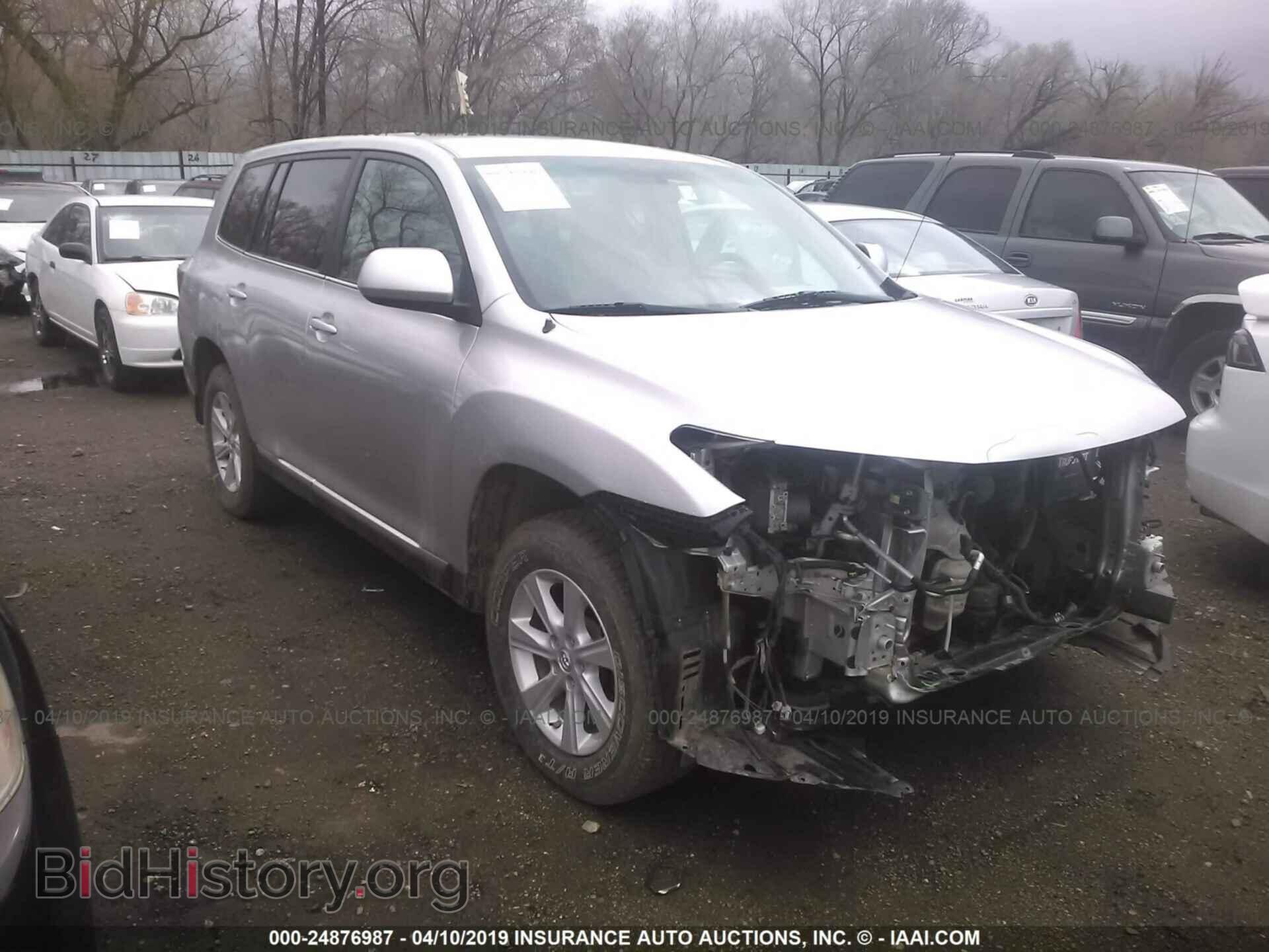Фотография 5TDBK3EH1CS164376 - TOYOTA HIGHLANDER 2012