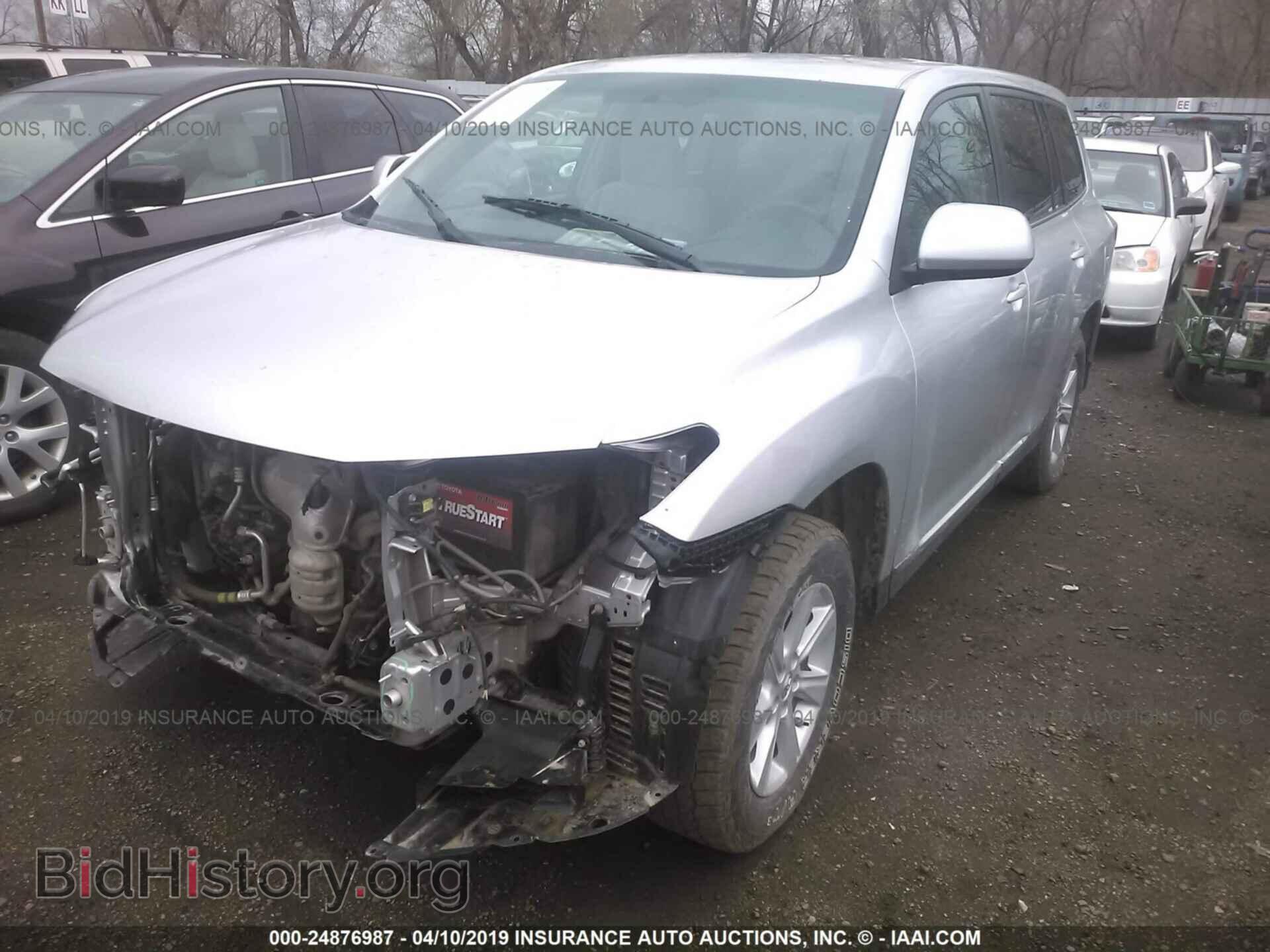 2012 TOYOTA HIGHLANDER - VIN: 5TDBK3EH1CS164376 - Фото 2