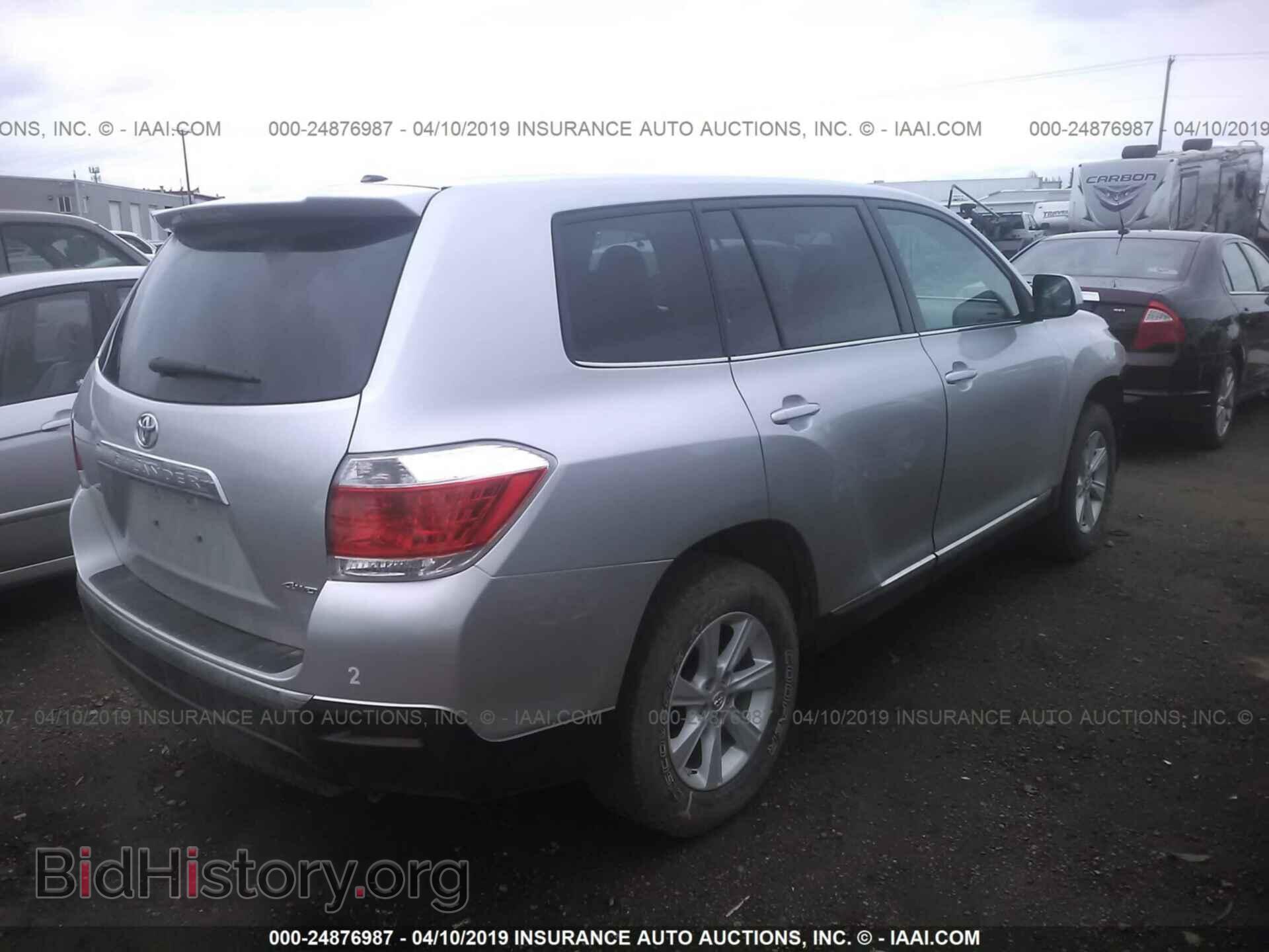 2012 TOYOTA HIGHLANDER - VIN: 5TDBK3EH1CS164376 - Фото 4