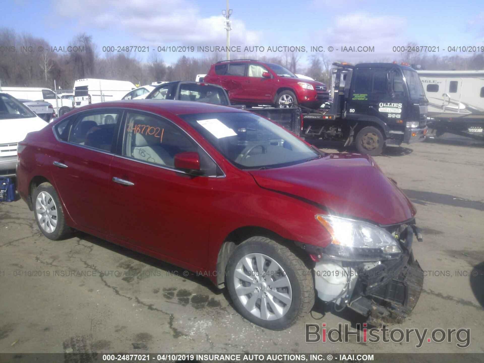 Photo 3N1AB7APXDL627531 - NISSAN SENTRA 2013