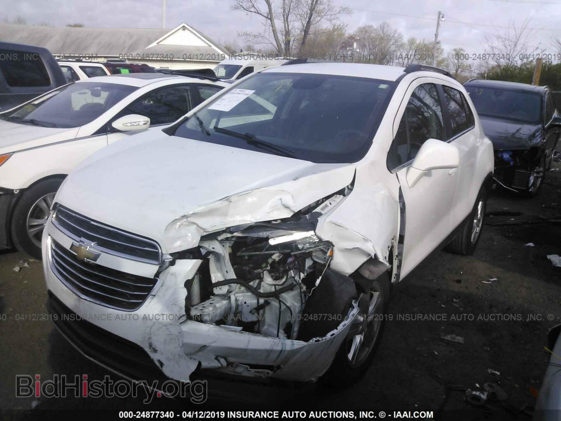 2015 CHEVROLET TRAX - VIN: 3GNCJLSB7FL245455 - Фото 2
