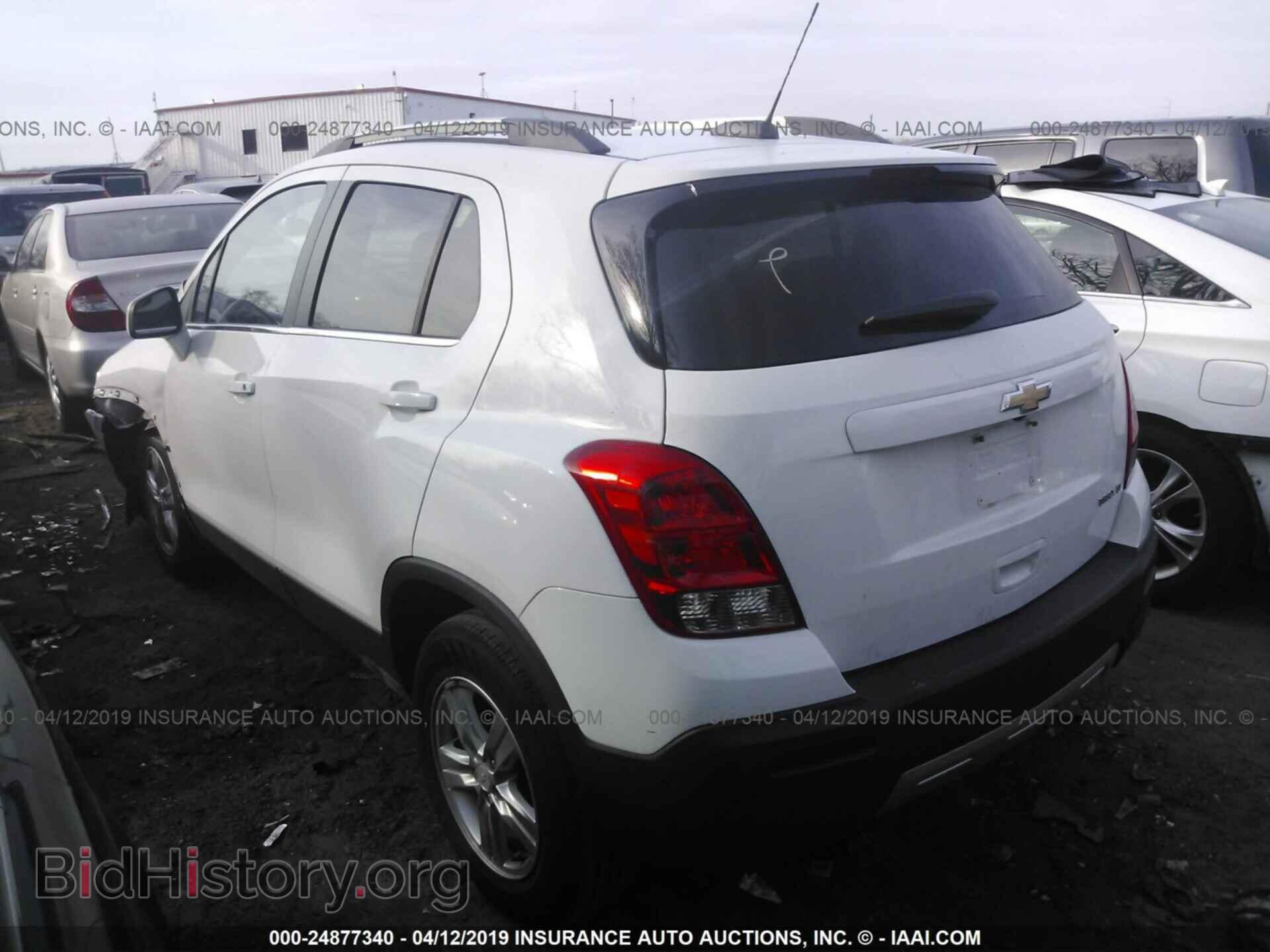 2015 CHEVROLET TRAX - VIN: 3GNCJLSB7FL245455 - Фото 3