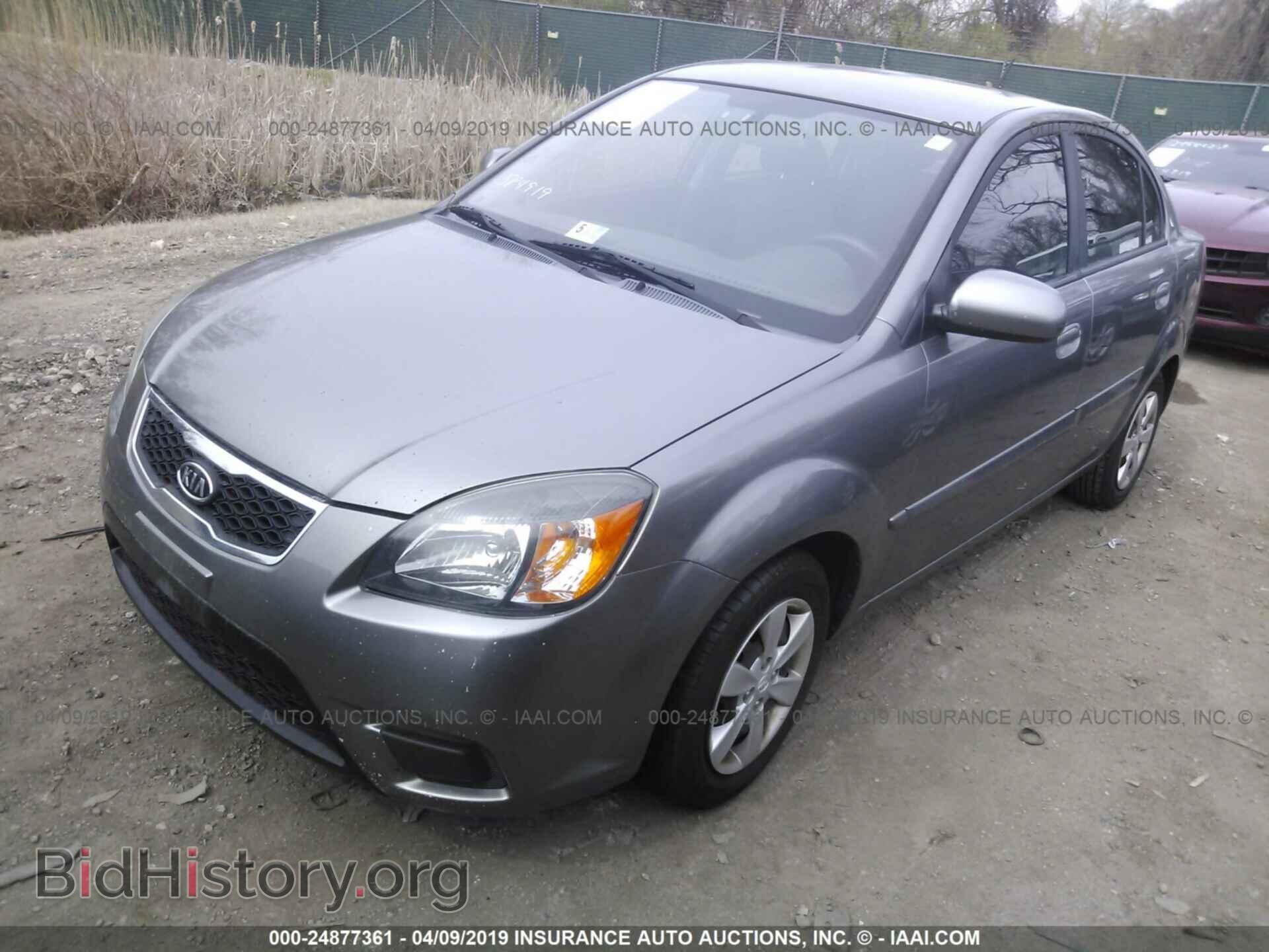 2011 KIA RIO - VIN: KNADH4A36B6753104 - Фото 2
