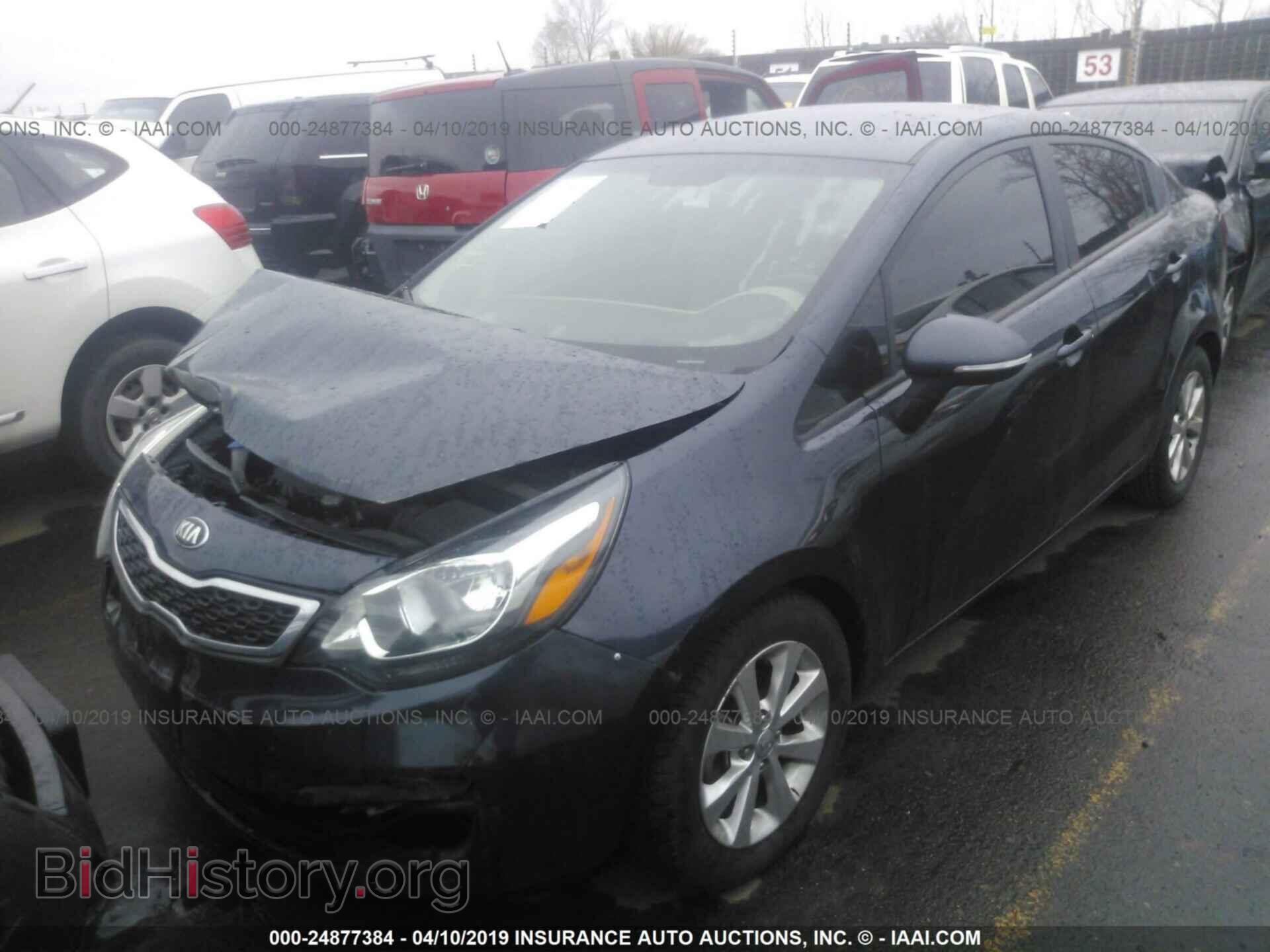 2015 KIA RIO - VIN: KNADN4A32F6453249 - Фото 2