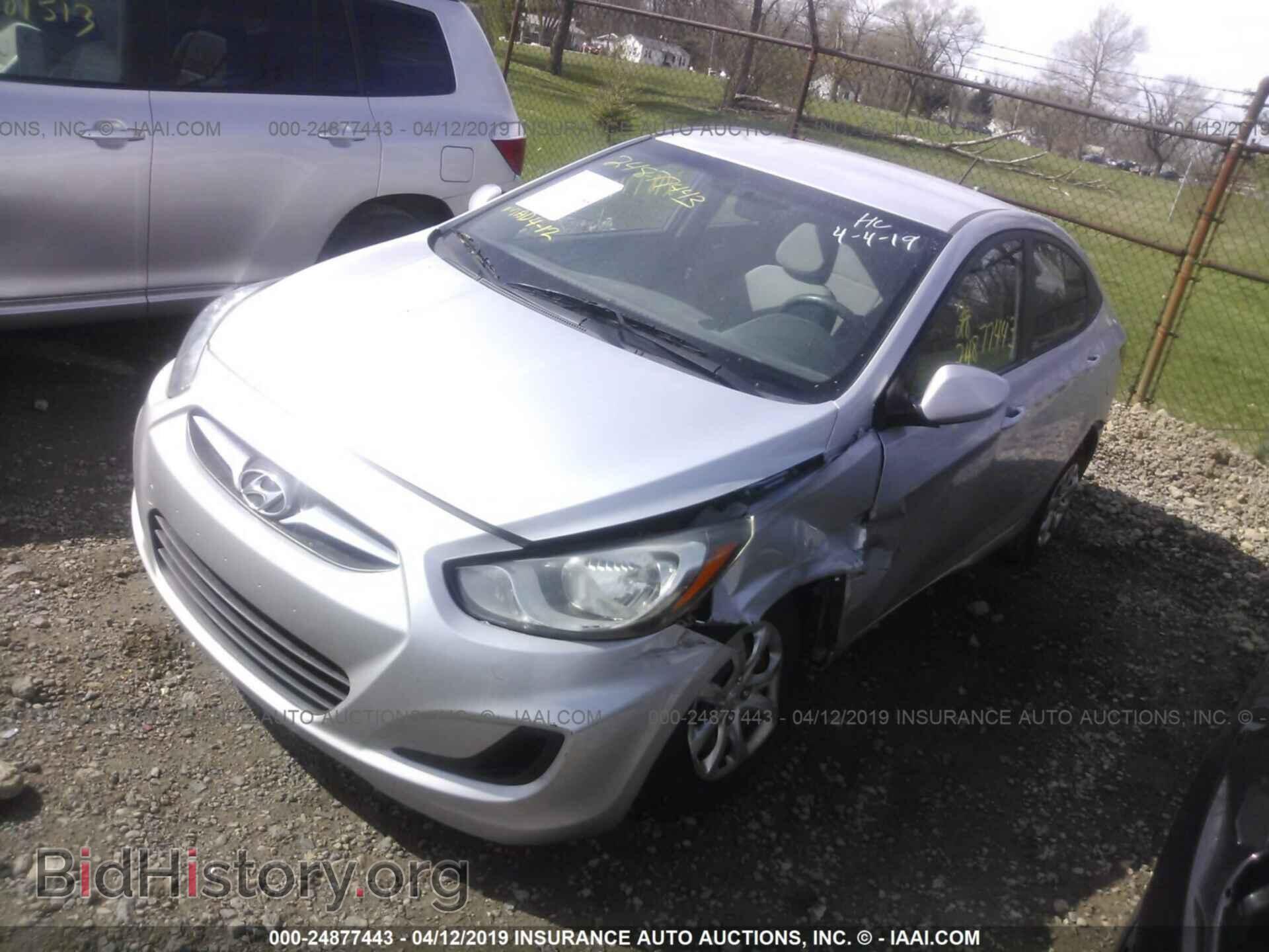 2013 HYUNDAI ACCENT - VIN: KMHCT4AE7DU532605 - Фото 2