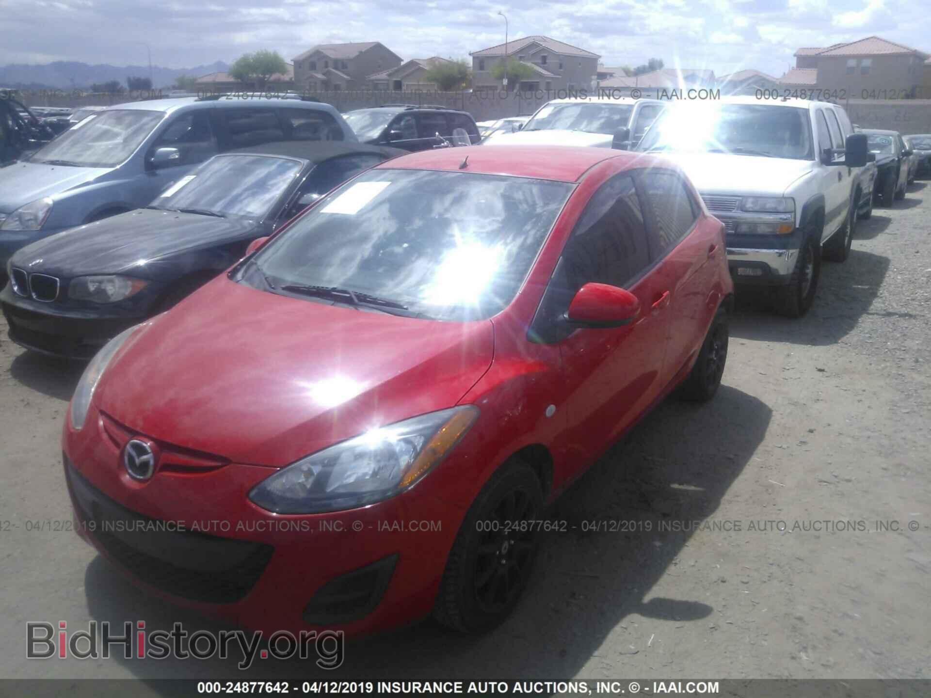 2012 MAZDA MAZDA2 - VIN: JM1DE1KZ1C0144102 - Фото 2
