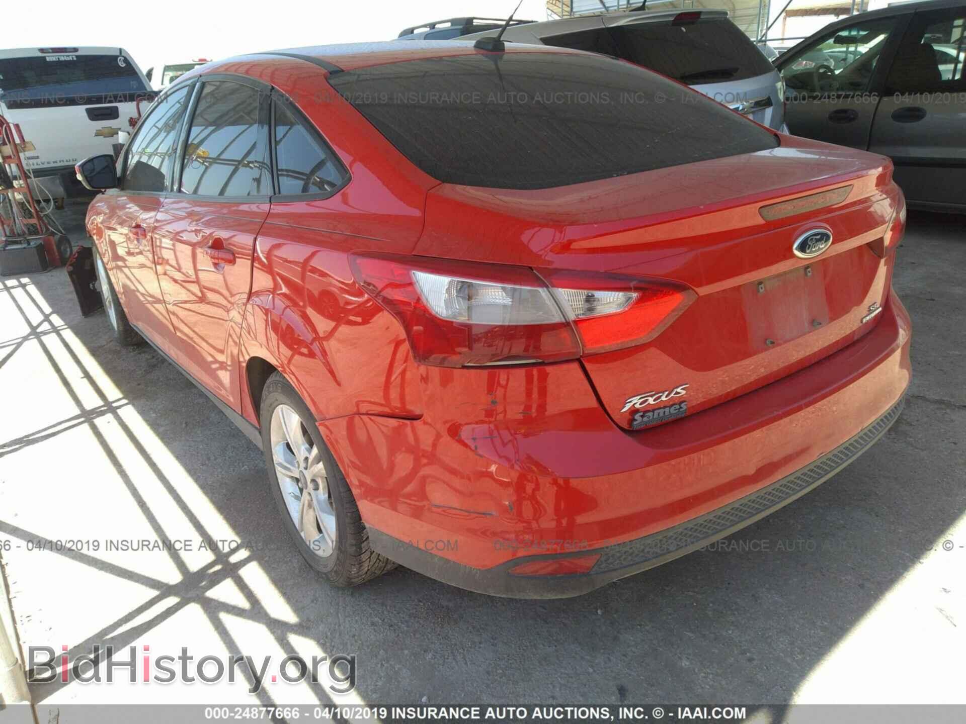 2014 FORD FOCUS - VIN: 1FADP3F26EL373126 - Фото 3