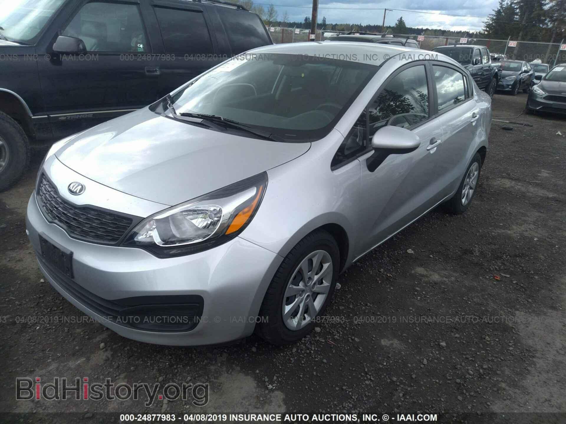 2015 KIA RIO - VIN: KNADM4A39F6449864 - Фото 2