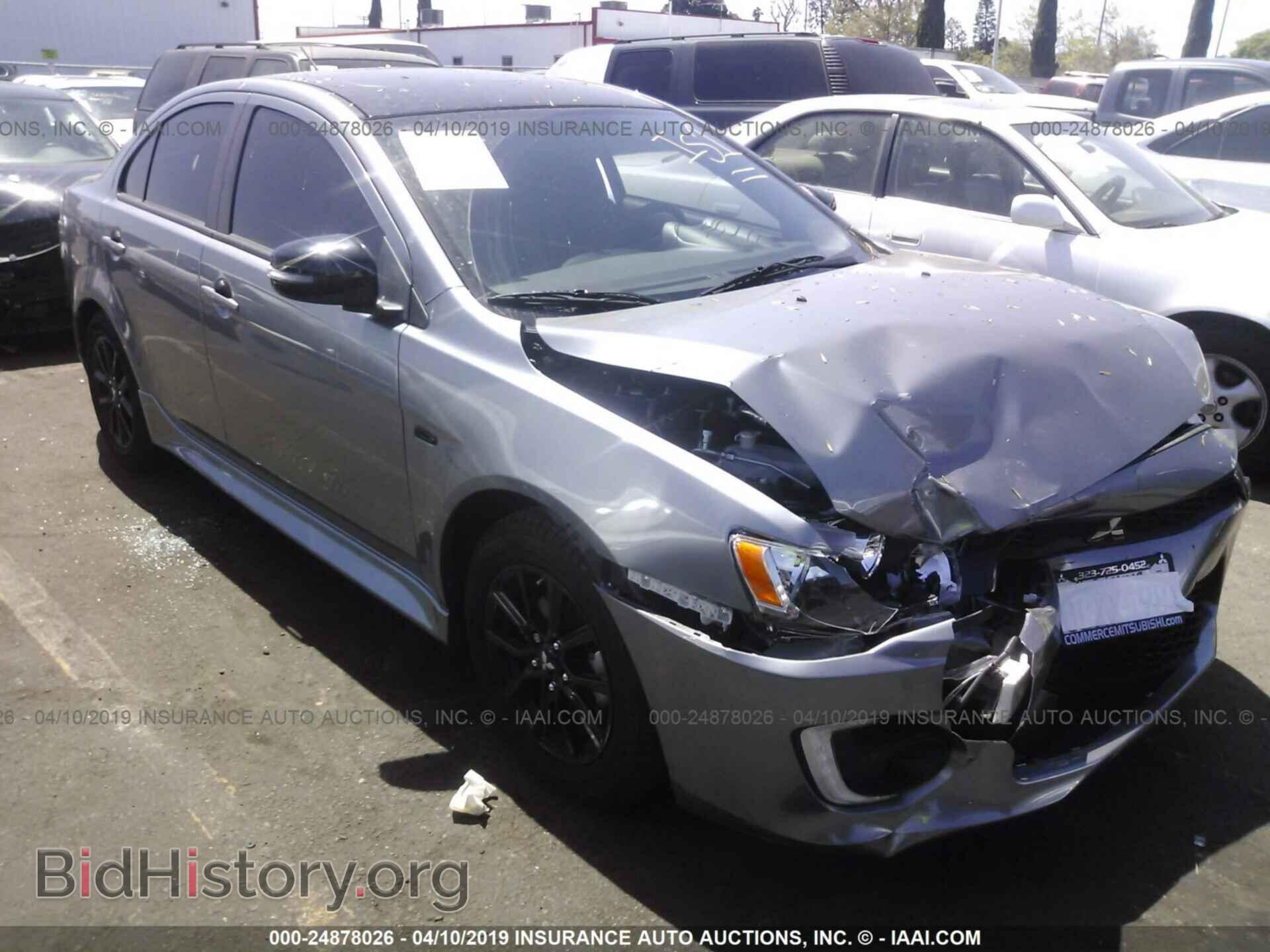 Photo JA32U2FU0HU016298 - MITSUBISHI LANCER 2017