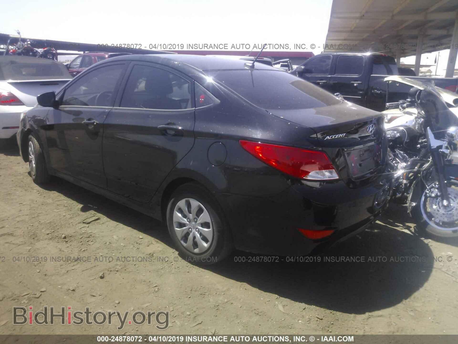 2016 HYUNDAI ACCENT - VIN: KMHCT4AE5GU163537 - Фото 3