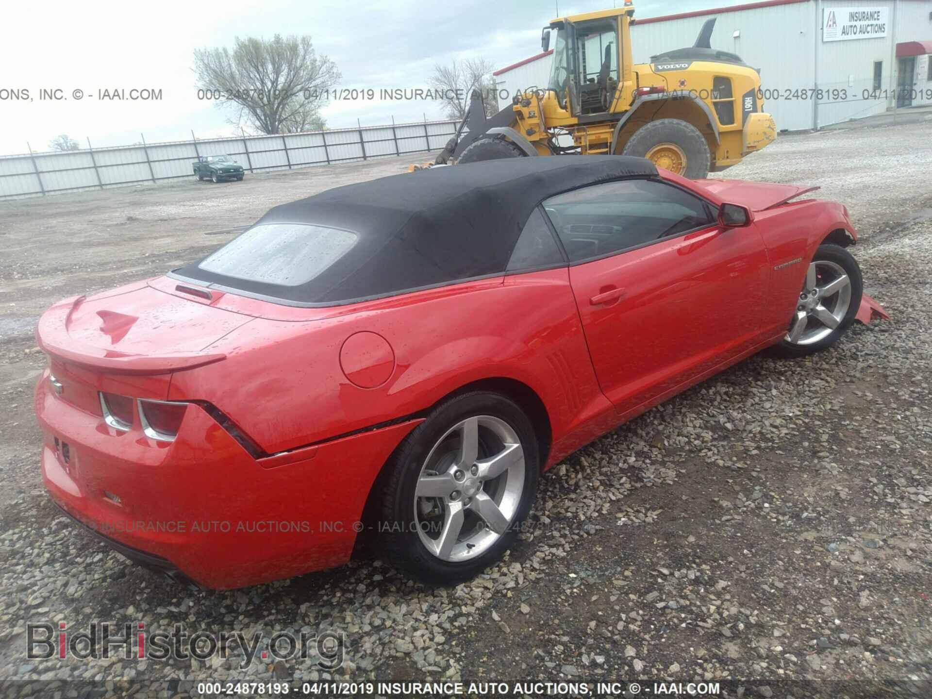 2013 CHEVROLET CAMARO - VIN: 2G1FC3D36D9245784 - Фото 4