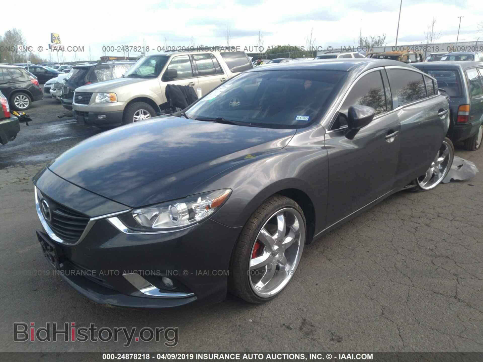 2014 MAZDA 6 - VIN: JM1GJ1U50E1100477 - Фото 2