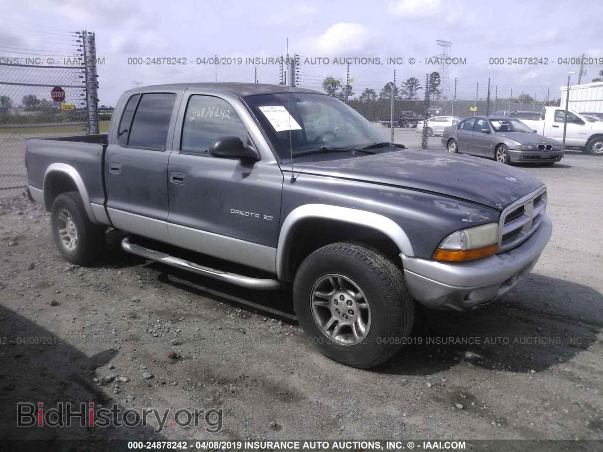 Photo 1B7HG48NX2S552117 - DODGE DAKOTA 2002