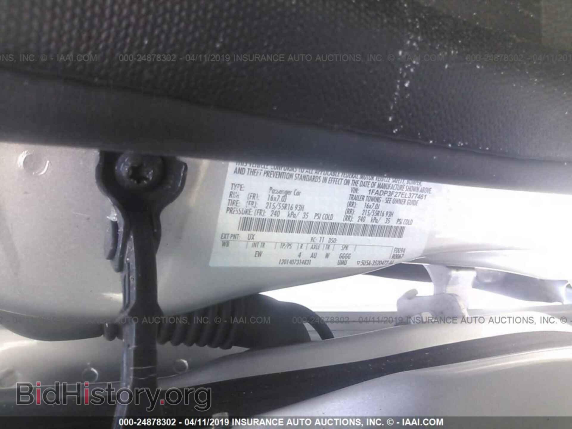 2014 FORD FOCUS - VIN: 1FADP3F27EL377461 - Photo 9