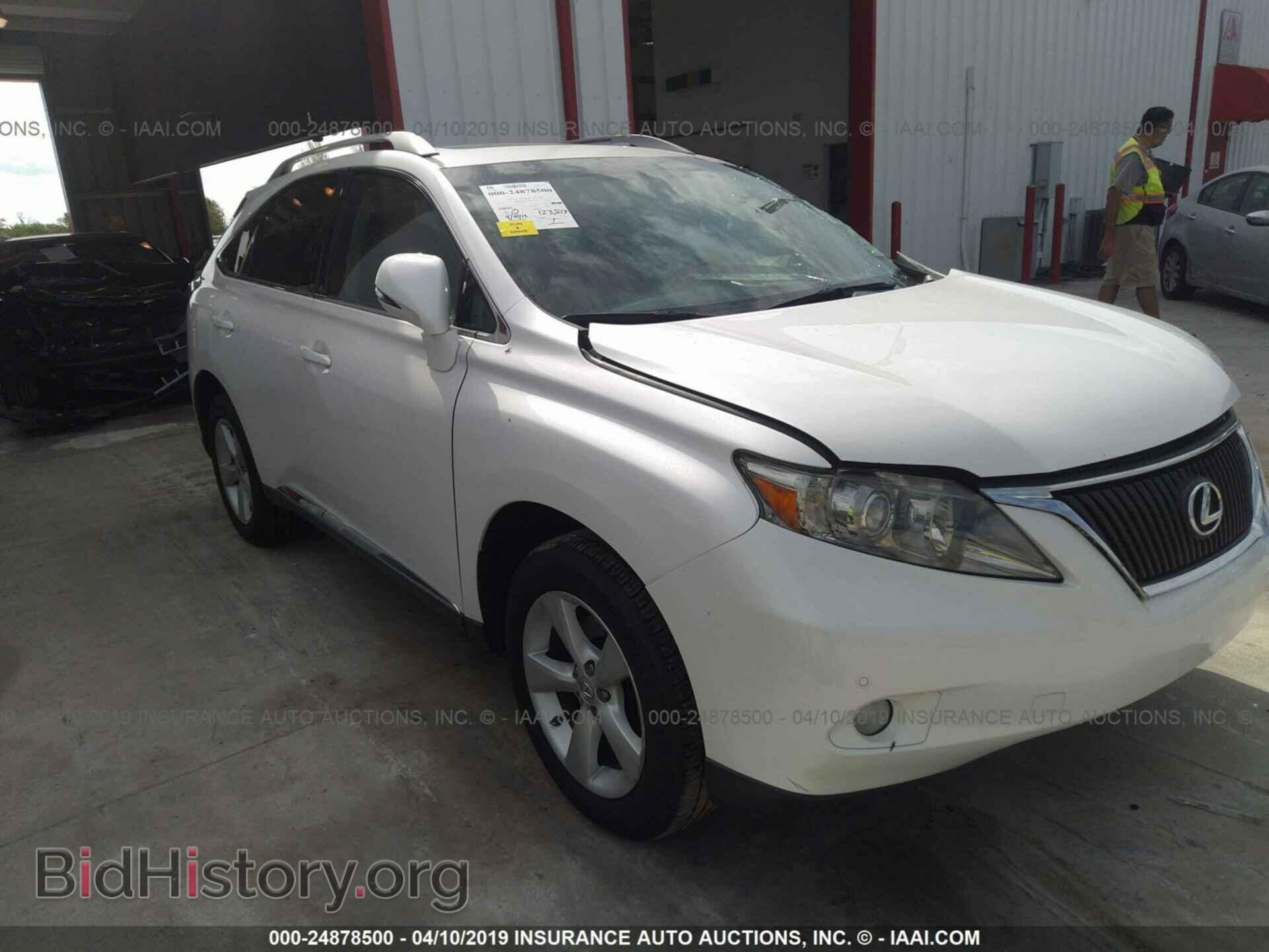 Photo 2T2BK1BA2CC131368 - LEXUS RX 2012