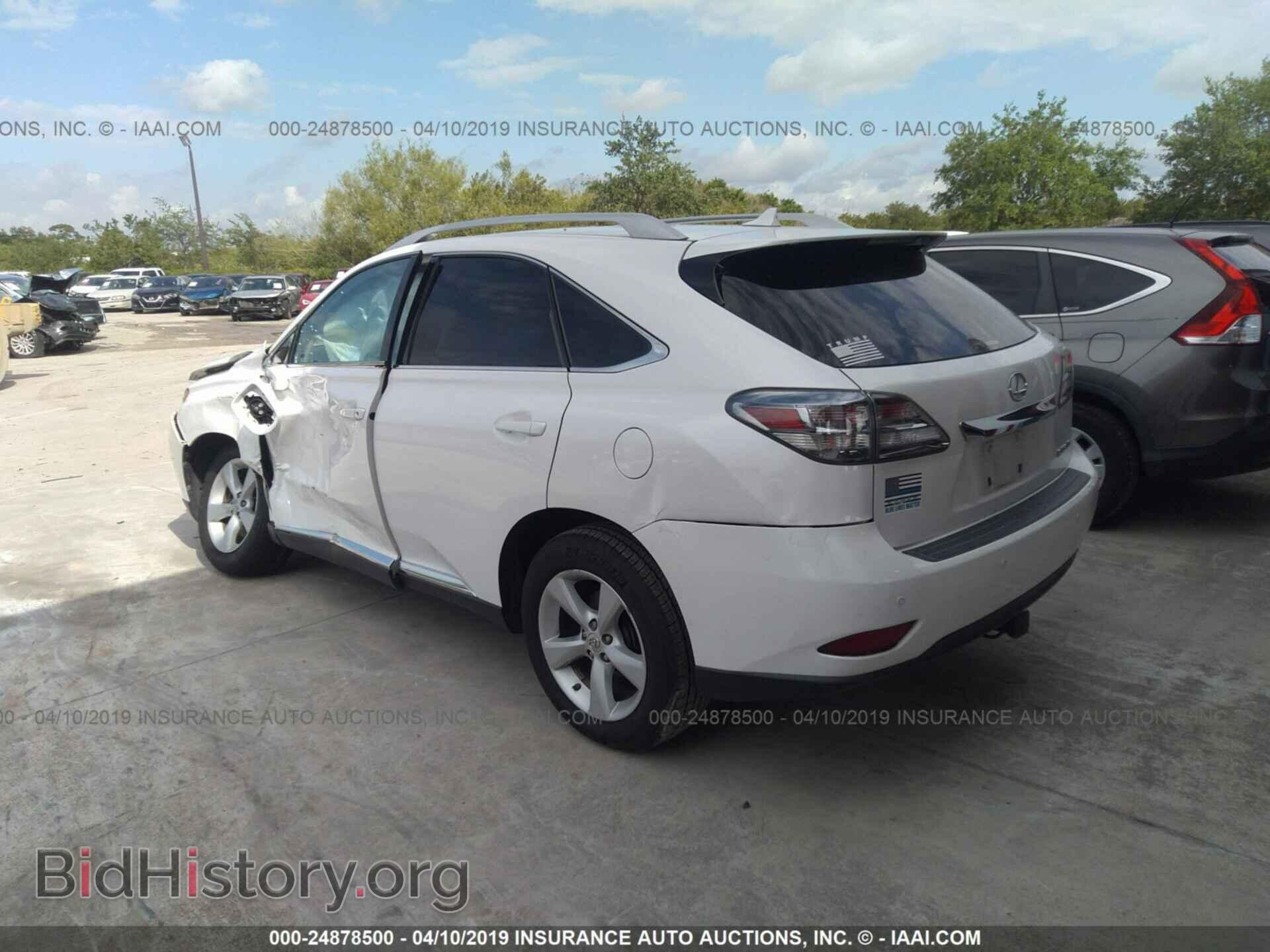 2012 LEXUS RX - VIN: 2T2BK1BA2CC131368 - Фото 3