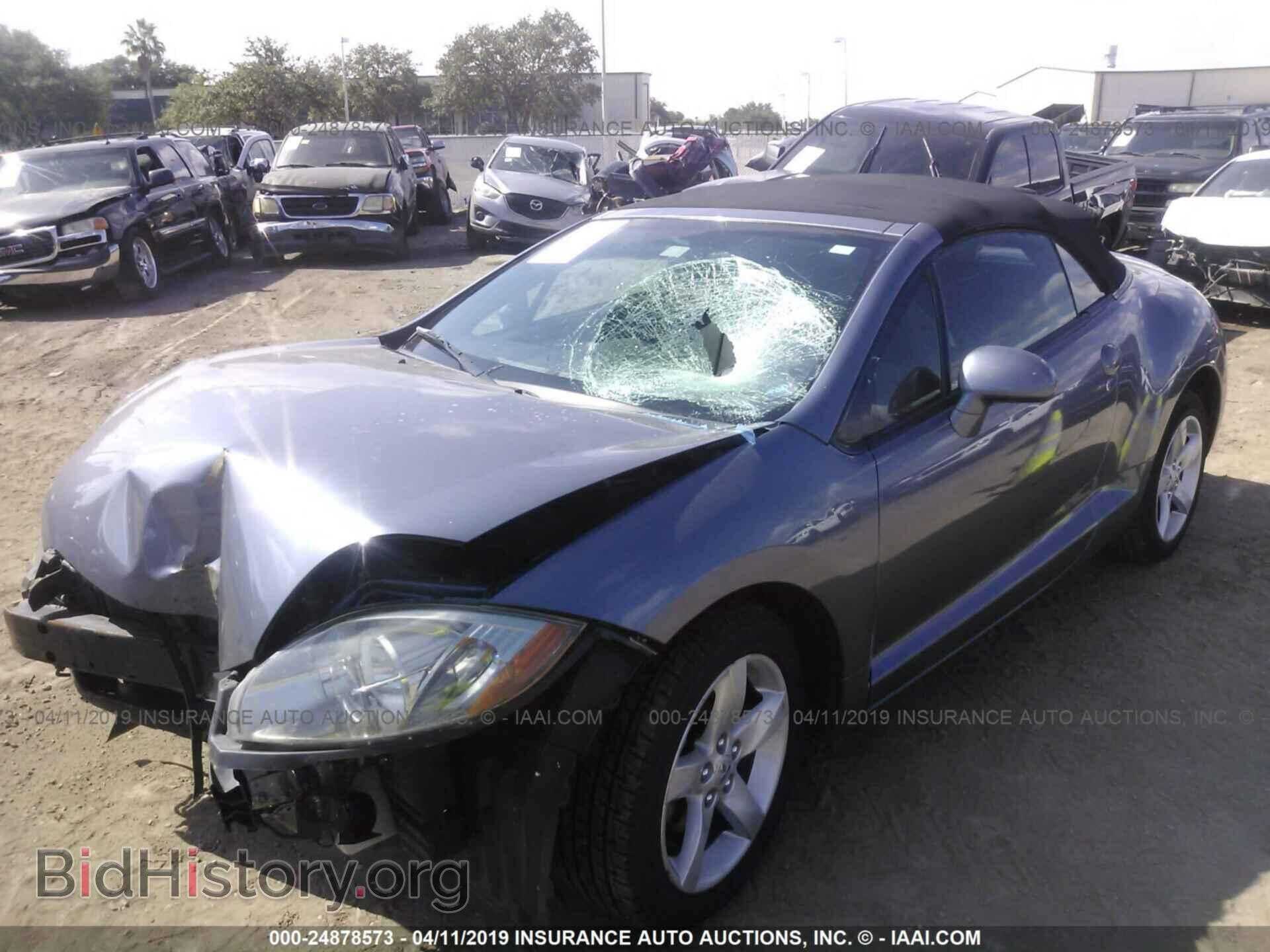 2007 MITSUBISHI ECLIPSE - VIN: 4A3AL25F47E049975 - Фото 2