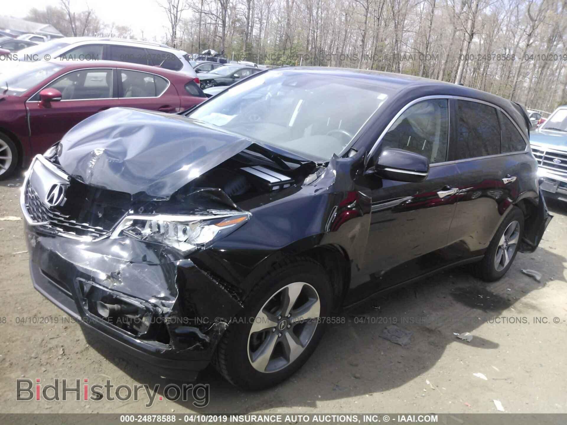2016 ACURA MDX - VIN: 5FRYD4H24GB025644 - Фото 2