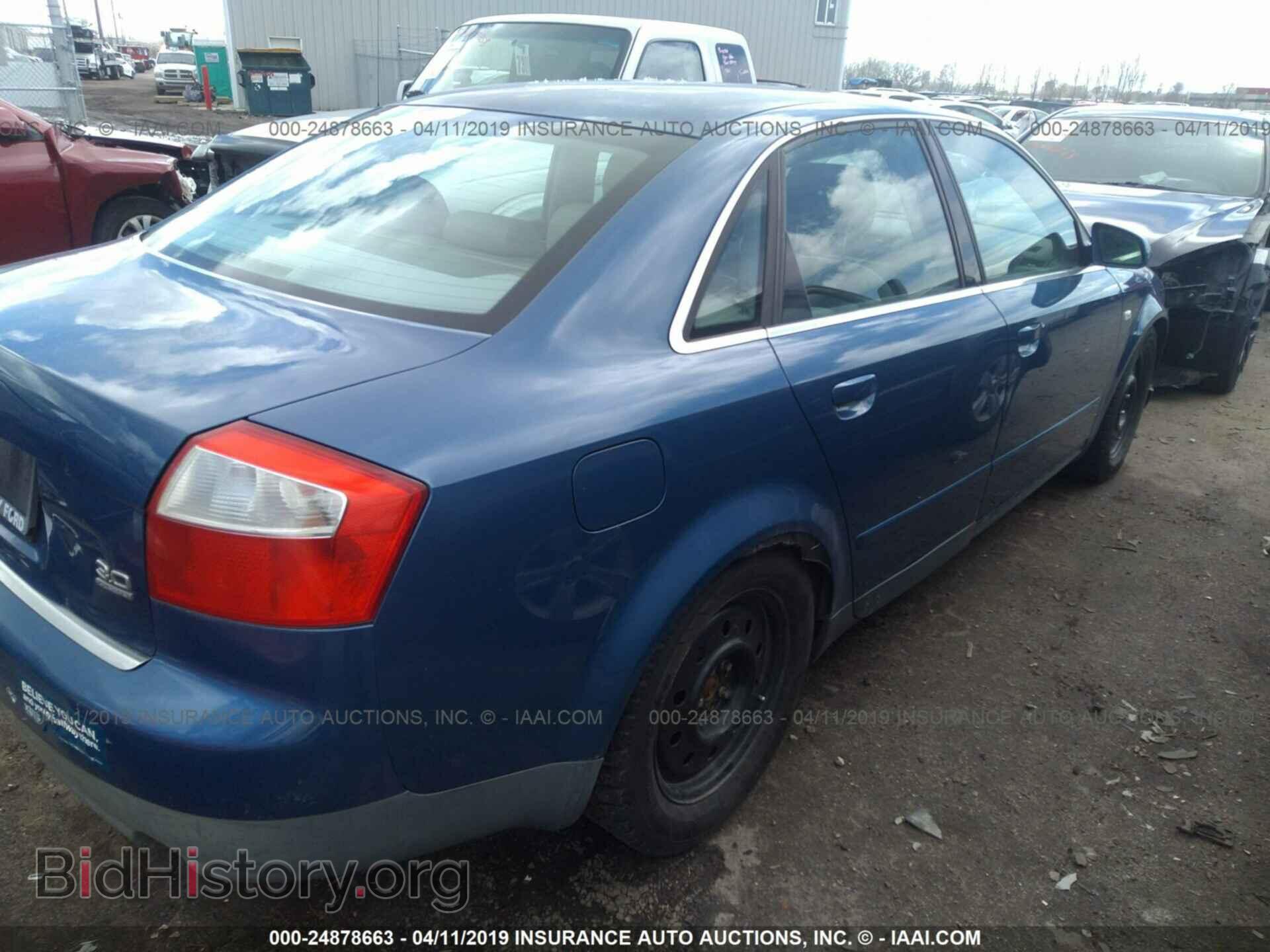 2002 AUDI A4 - VIN: WAULT68E52A171943 - Photo 4
