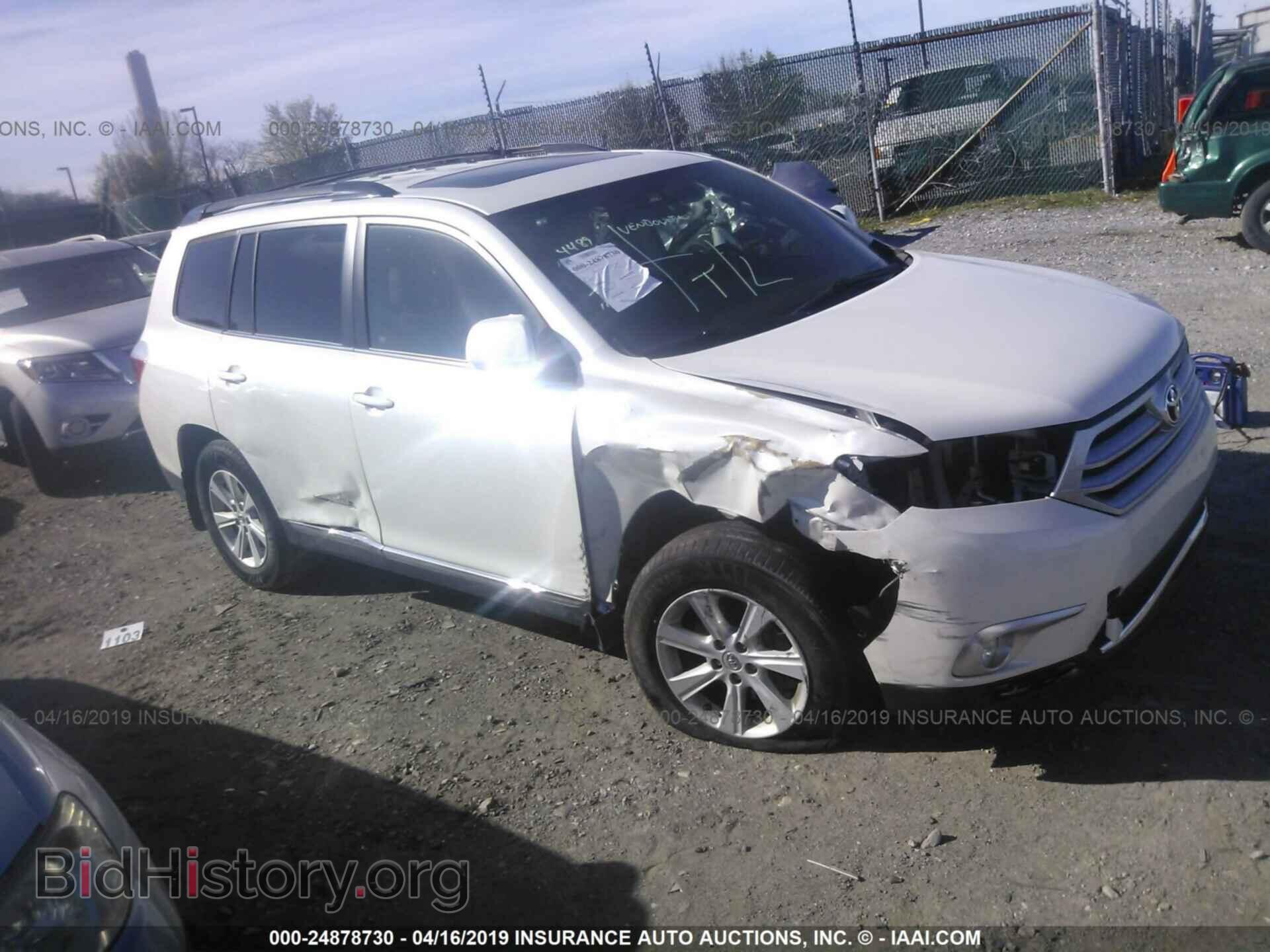 Photo 5TDBK3EH8CS130743 - TOYOTA HIGHLANDER 2012