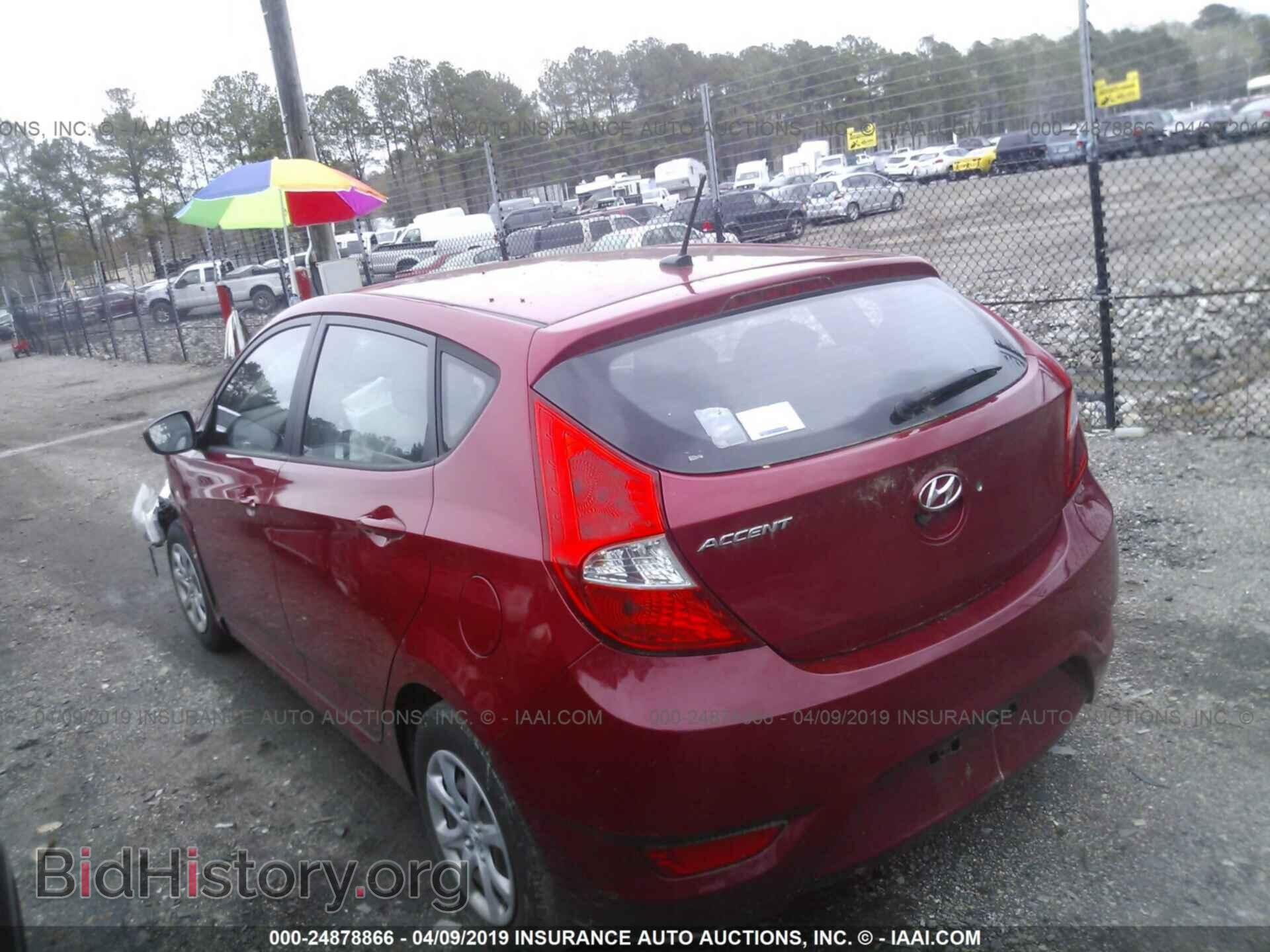 2012 HYUNDAI ACCENT - VIN: KMHCT5AE9CU005055 - Фото 3