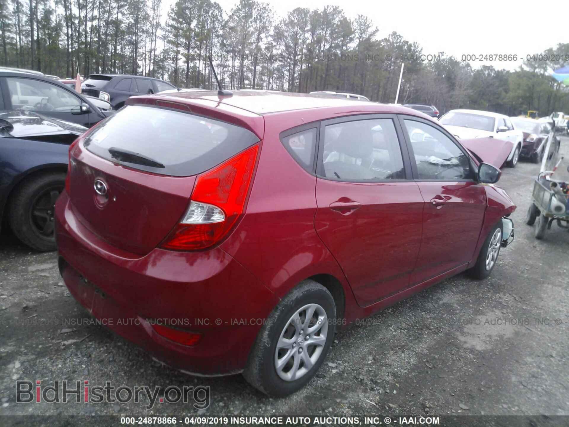 2012 HYUNDAI ACCENT - VIN: KMHCT5AE9CU005055 - Фото 4