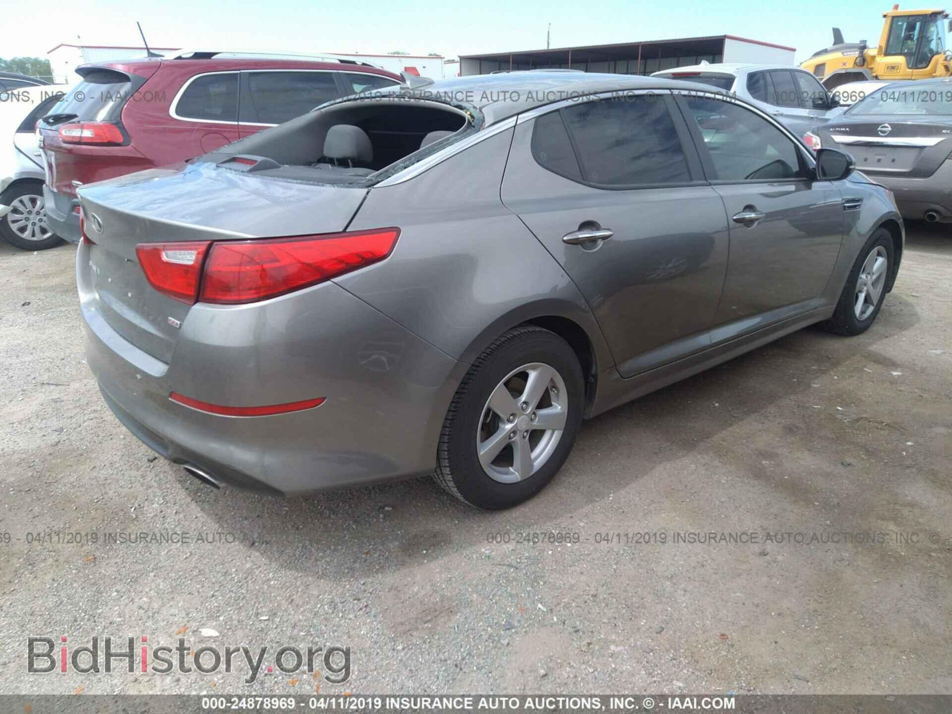 2015 KIA OPTIMA - VIN: 5XXGM4A73FG439853 - Photo 4