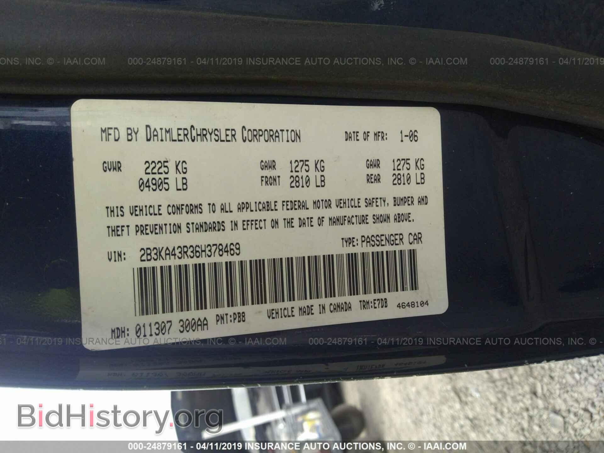 2006 DODGE CHARGER - VIN: 2B3KA43R36H378469 - Фото 9