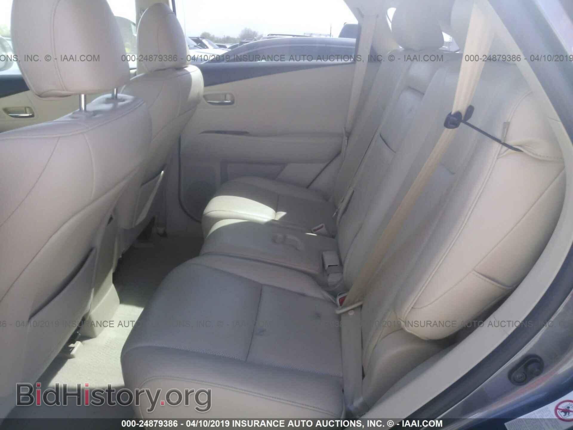 2012 LEXUS RX - VIN: 2T2BK1BA7CC151356 - Фото 8
