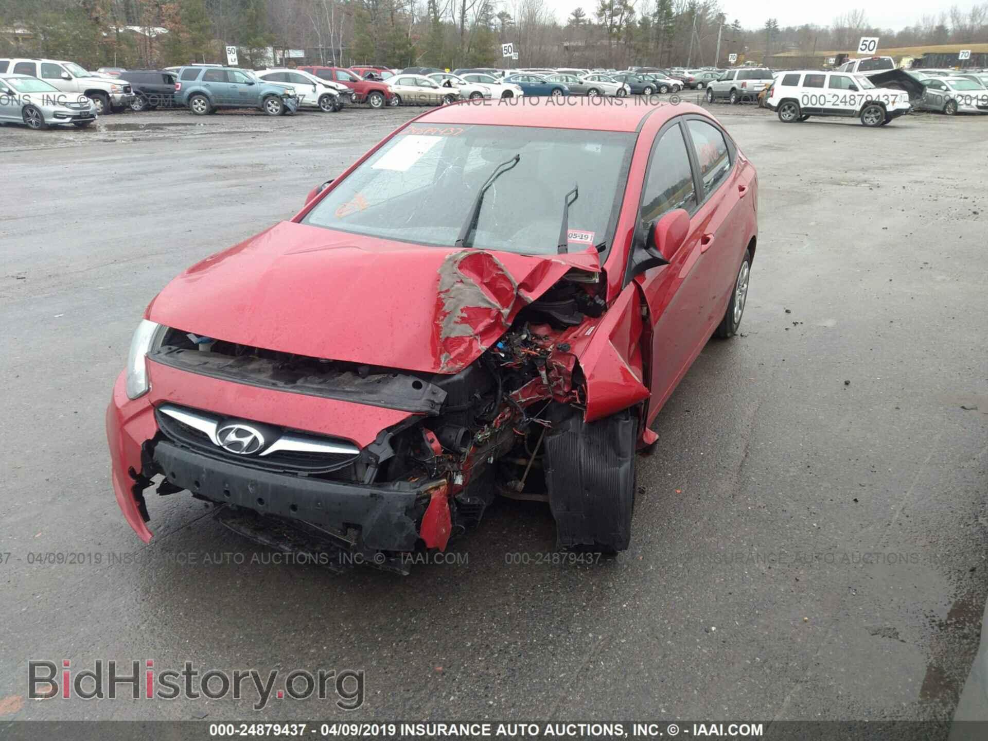 2012 HYUNDAI ACCENT - VIN: KMHCT4AE9CU151739 - Фото 2