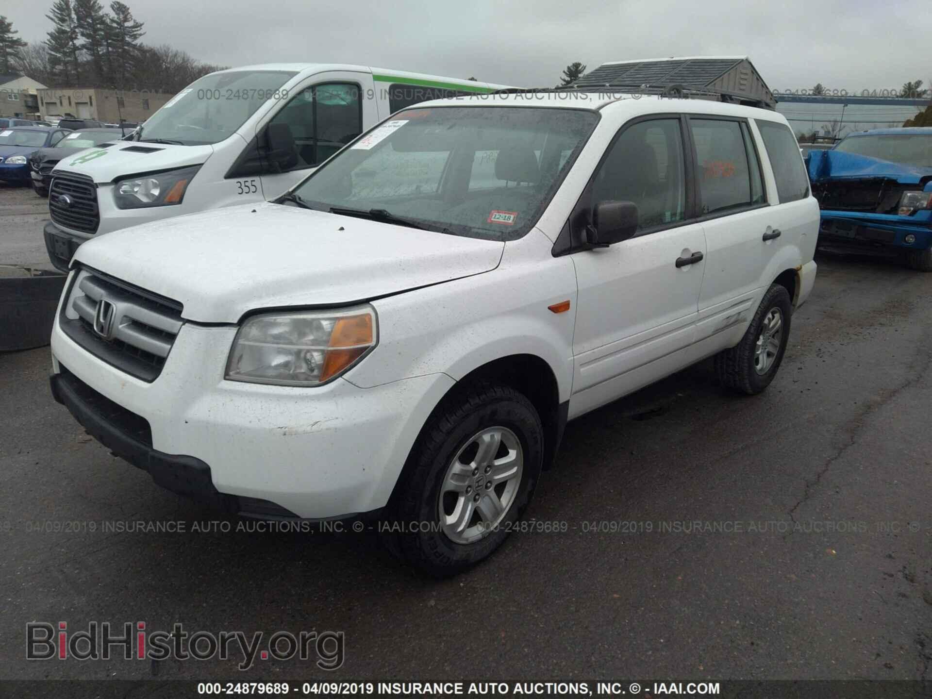 2006 HONDA PILOT - VIN: 2HKYF18196H534565 - Фото 2