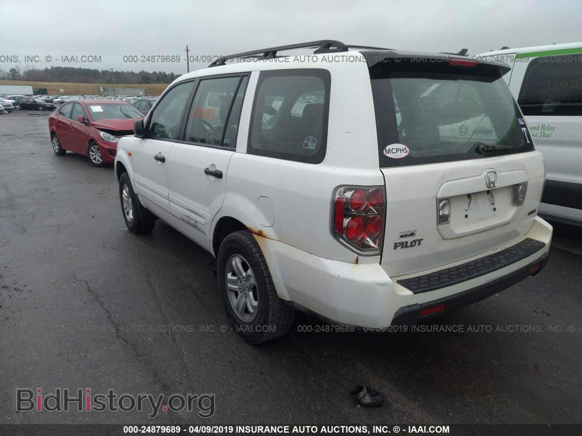 2006 HONDA PILOT - VIN: 2HKYF18196H534565 - Фото 3