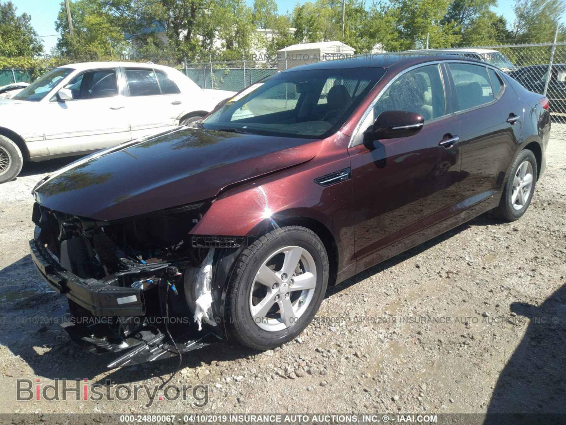 2015 KIA OPTIMA - VIN: 5XXGM4A75FG431558 - Фото 2