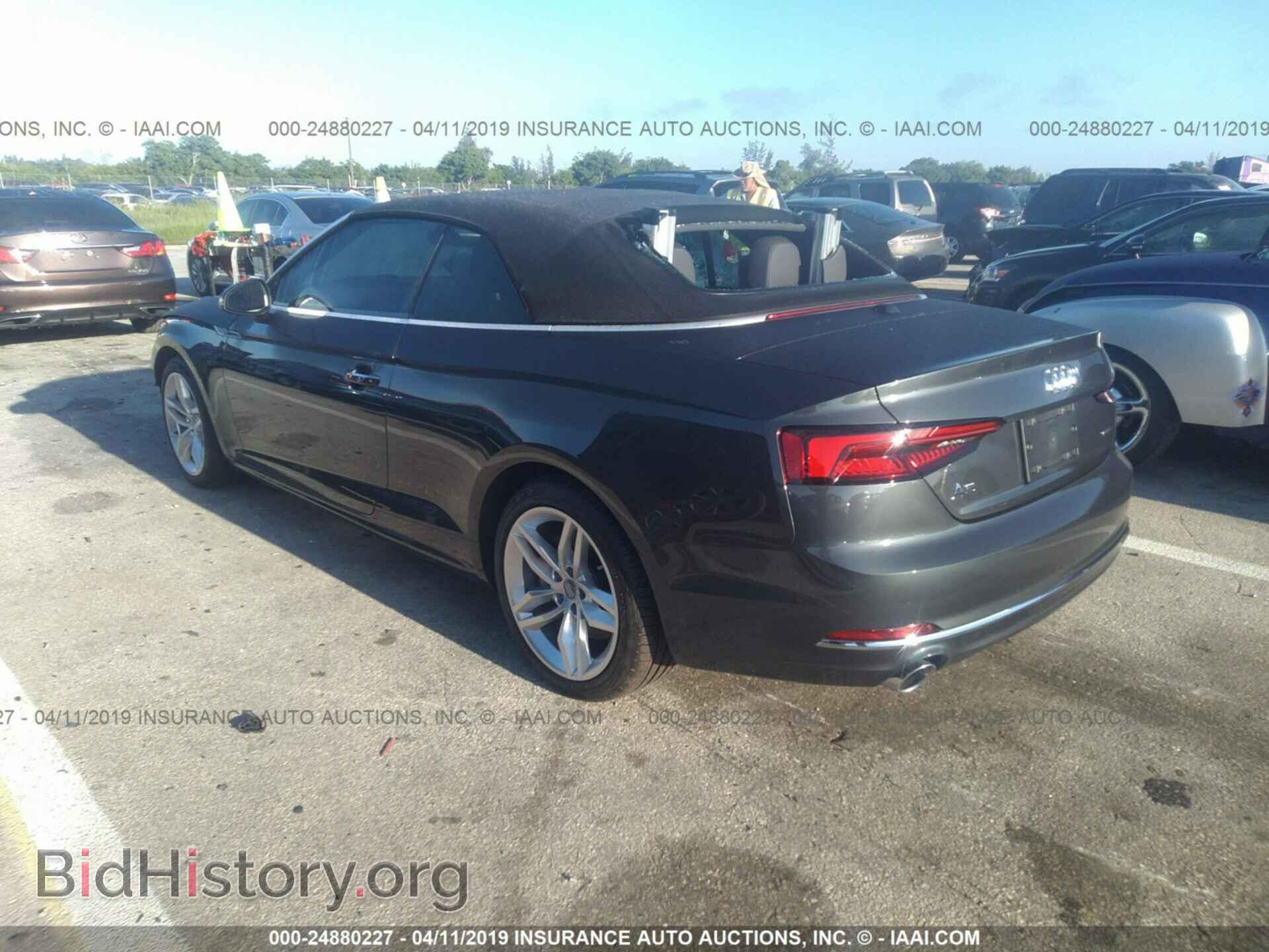 2019 AUDI A5 - VIN: WAUWNGF58KN001665 - Фото 3