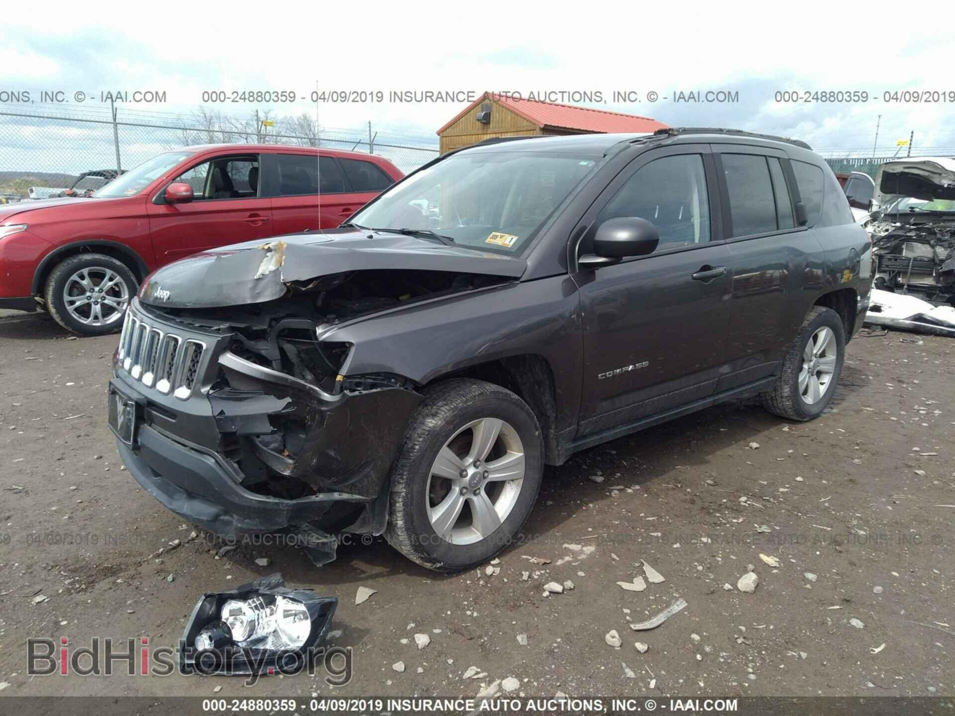 2015 JEEP COMPASS - VIN: 1C4NJDBB2FD317126 - Фото 2