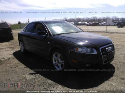2007 Audi A4 2.0T Quattro, black — VIN WAUDF78EX7A211863, IAAI