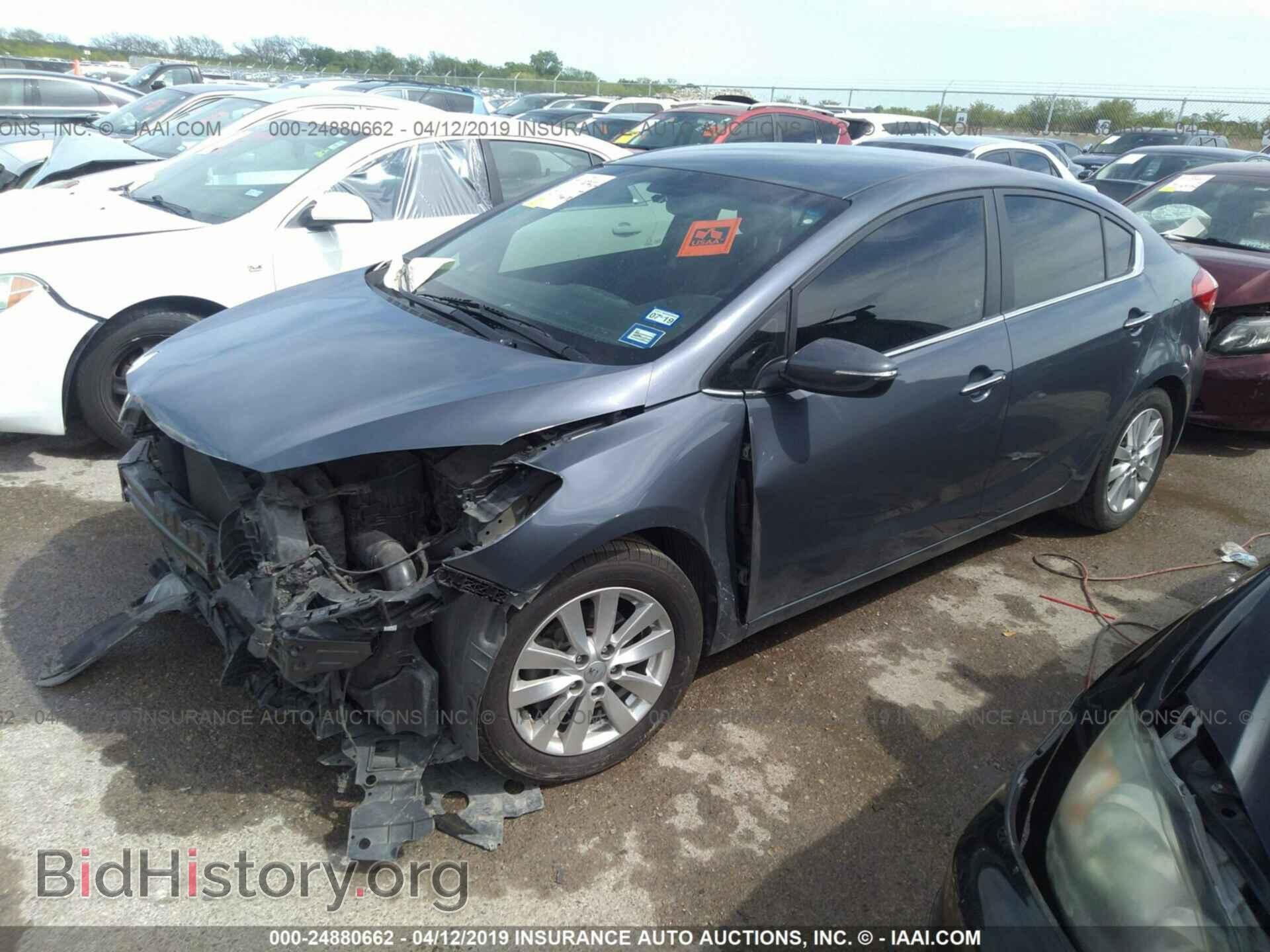 2014 KIA FORTE - VIN: KNAFX4A89E5120971 - Фото 2