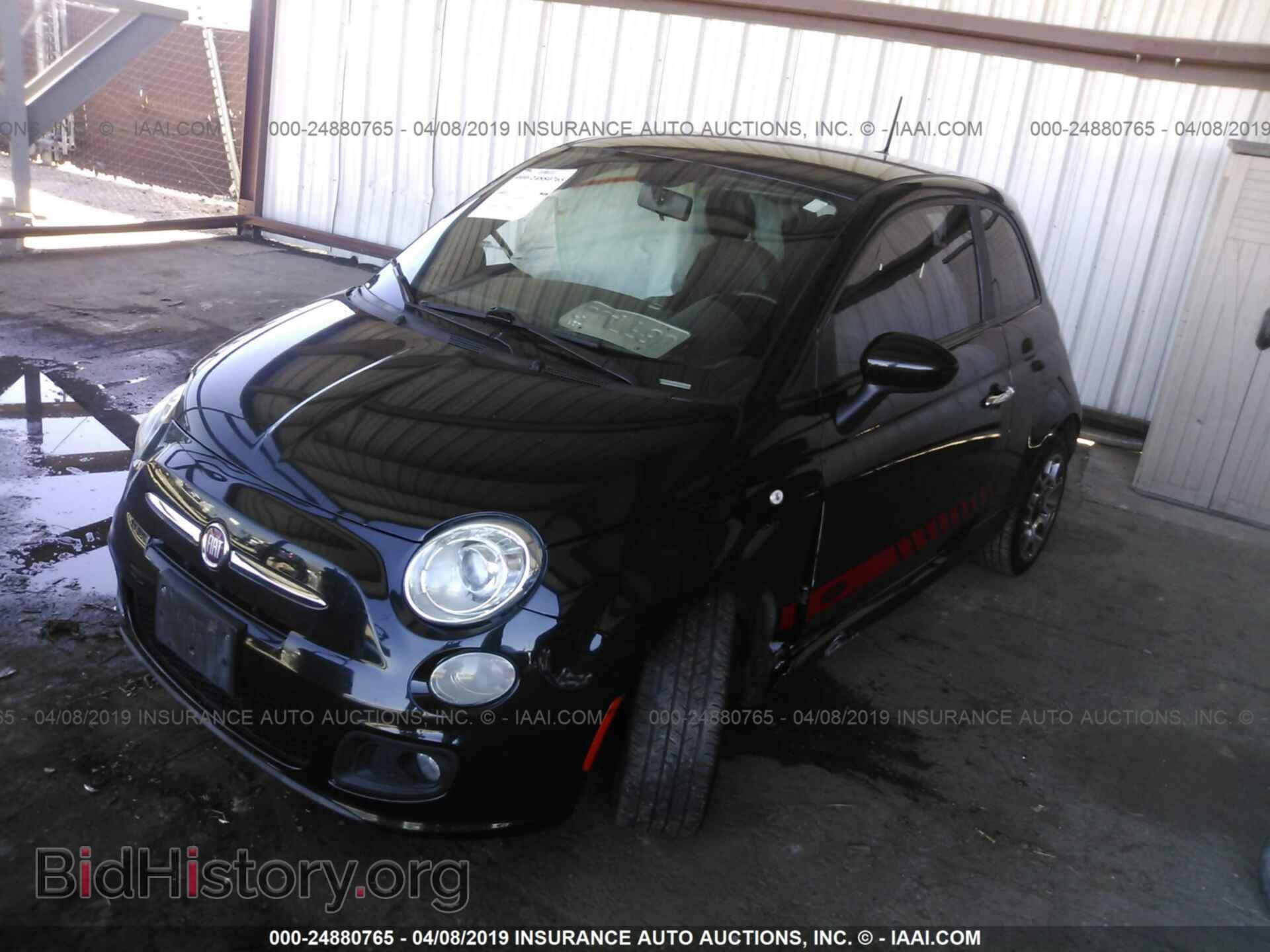 2012 FIAT 500 - VIN: 3C3CFFBR3CT380067 - Фото 2