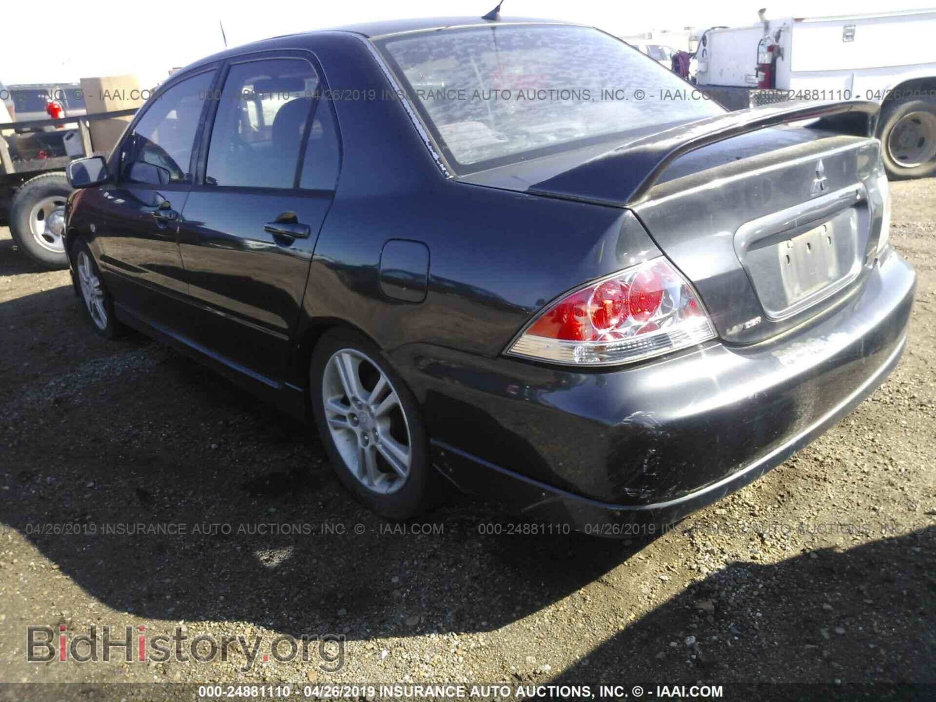2004 MITSUBISHI LANCER - VIN: JA3AJ66F14U016155 - Фото 3