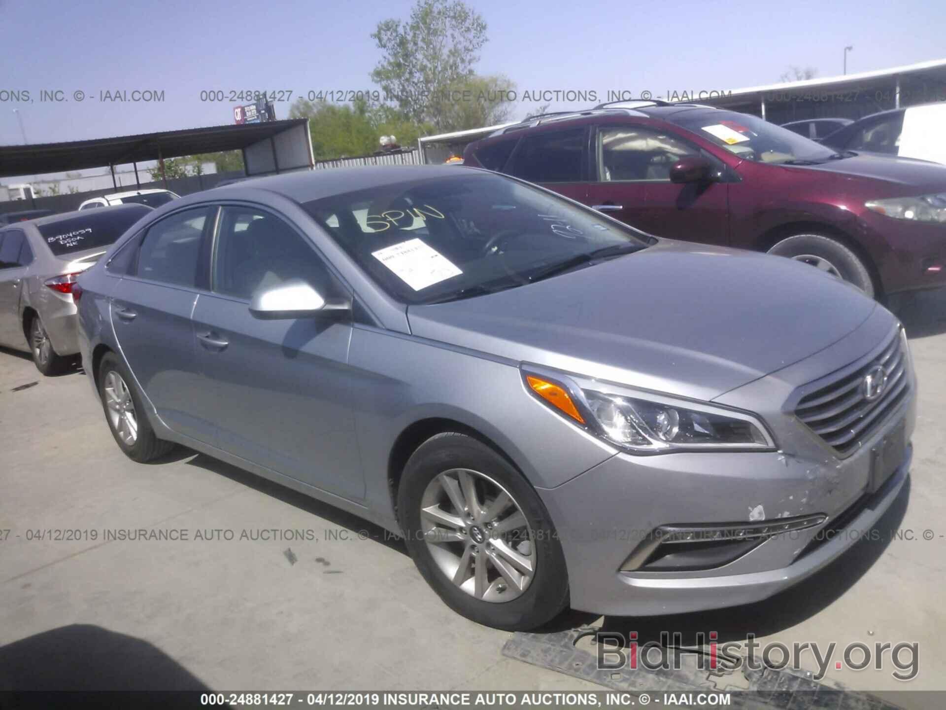 Photo 5NPE24AFXFH123911 - HYUNDAI SONATA 2015