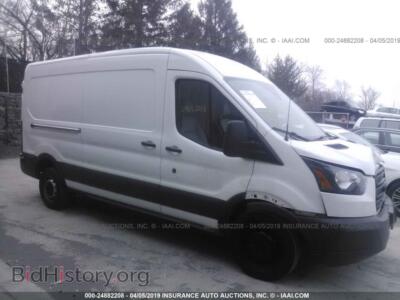 2018 Ford TRANSIT T-250, white — VIN 1FTYR2CM4JKA85630, IAAI