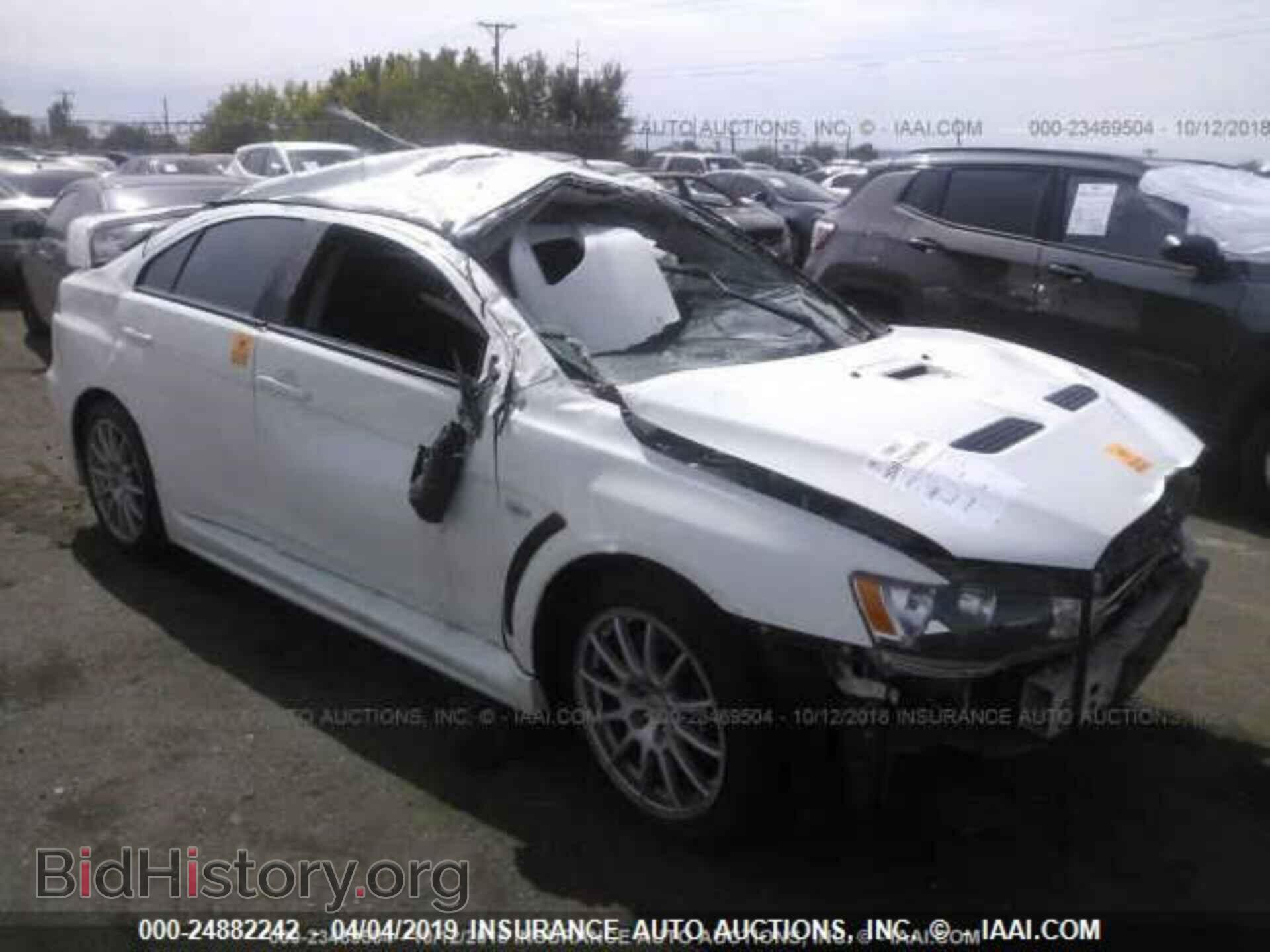 Photo JA32W8FV6DU013082 - MITSUBISHI LANCER 2013