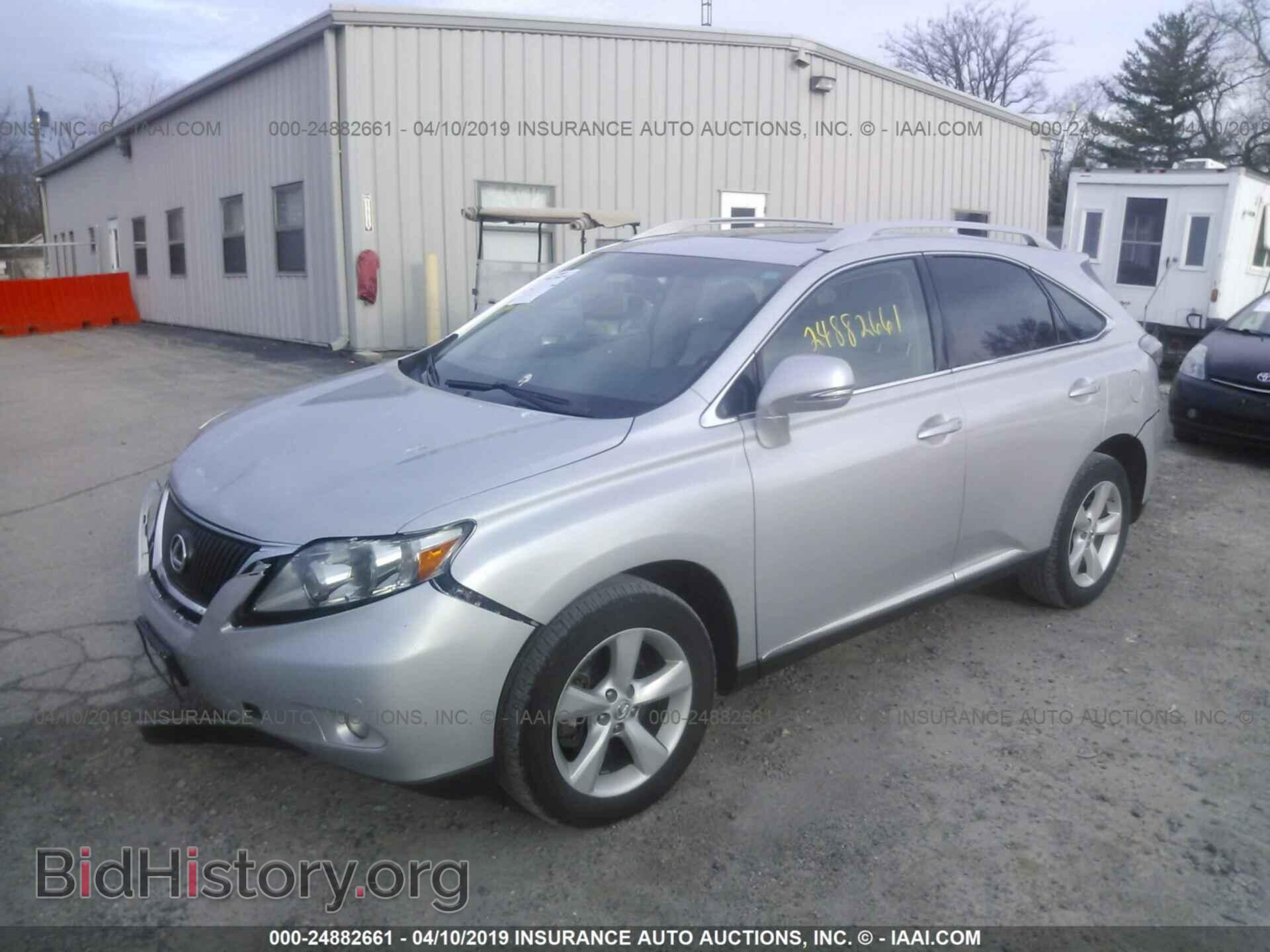 2012 LEXUS RX - VIN: 2T2BK1BAXCC154106 - Фото 2