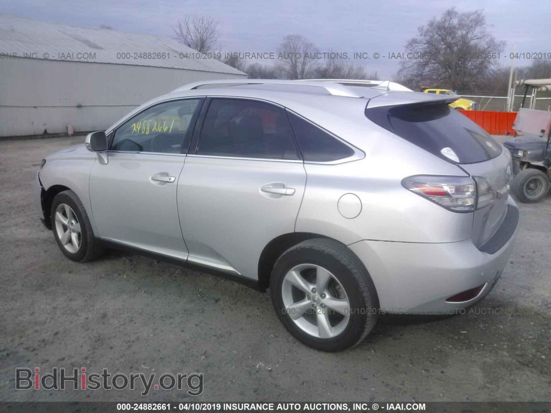 2012 LEXUS RX - VIN: 2T2BK1BAXCC154106 - Фото 3