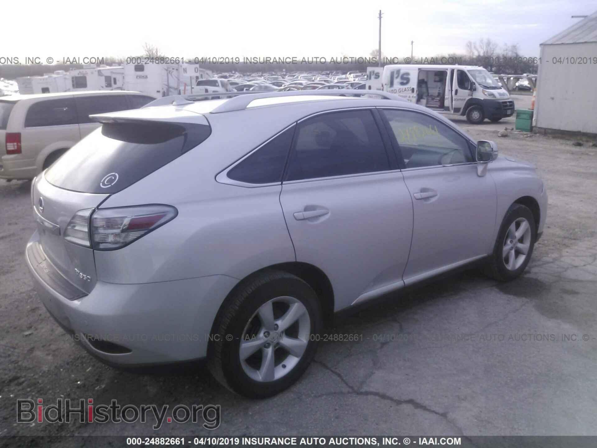 2012 LEXUS RX - VIN: 2T2BK1BAXCC154106 - Фото 4